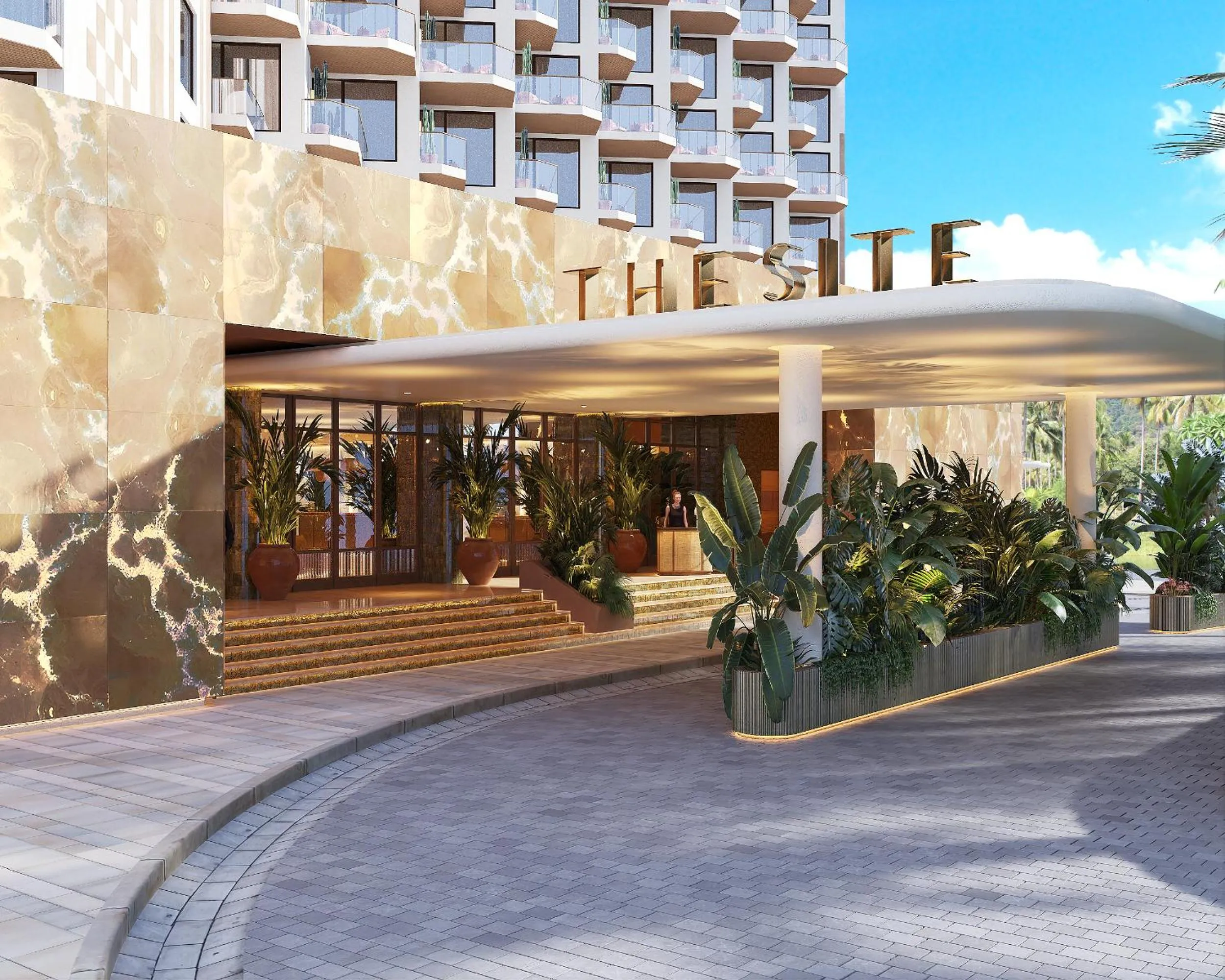 Property building in The Site Hotel Ibiza New Opening 2026