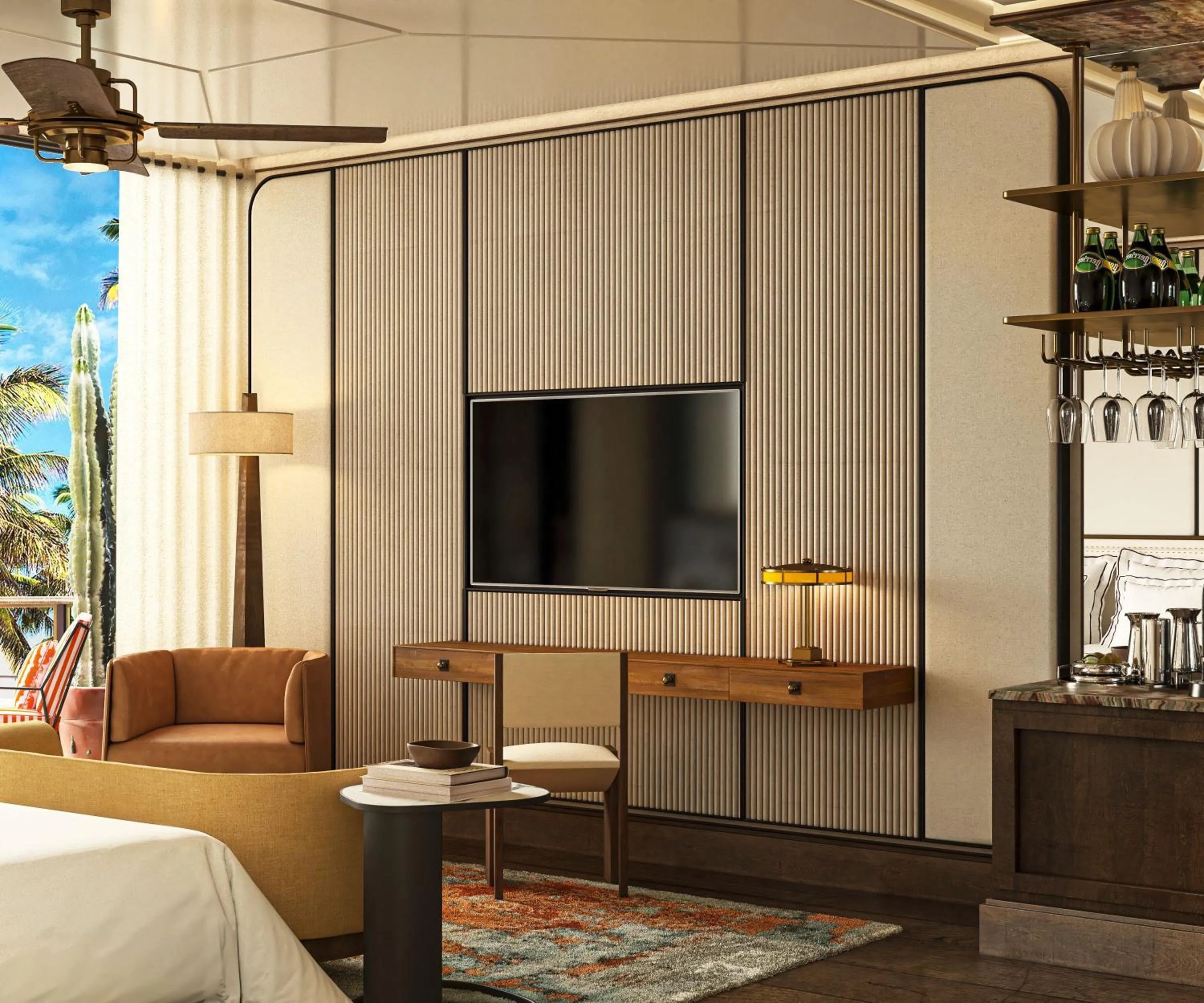 TV and multimedia, Bed in BLESS Ibiza The Site - New Opening 2026