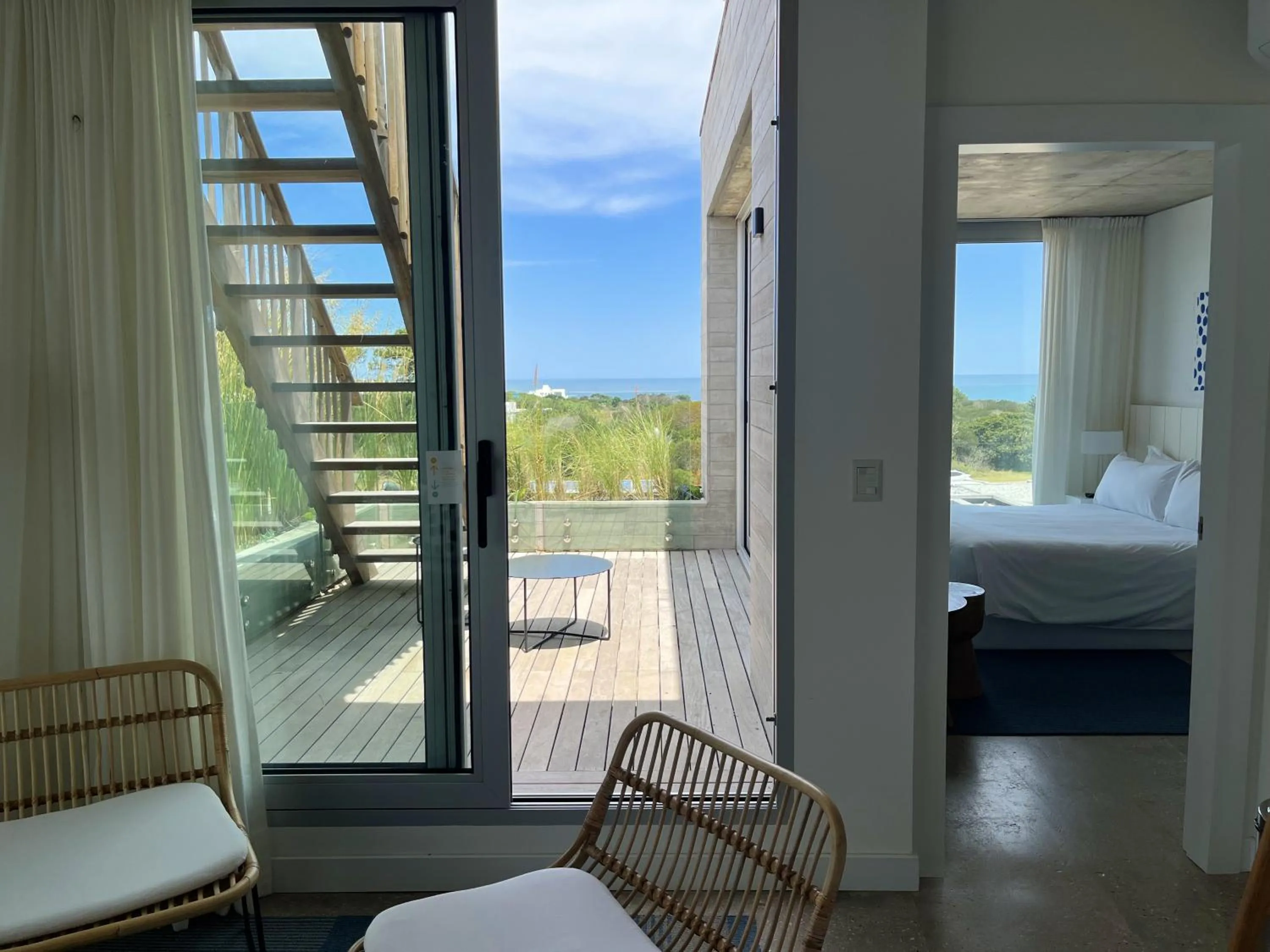 Balcony/Terrace, Bed in Casagrande Hotel & Beach Club