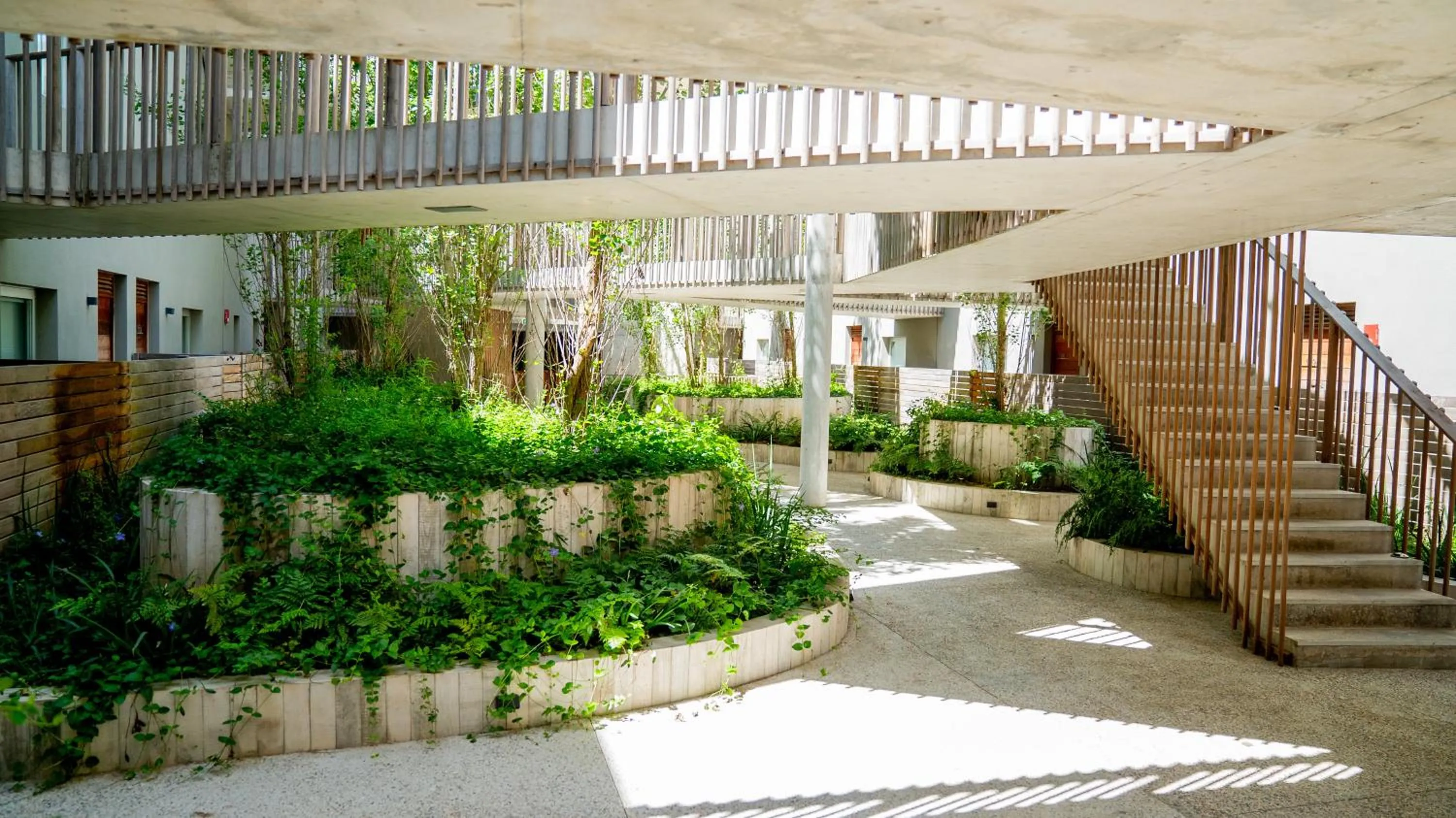 Inner courtyard view in Casagrande Hotel & Beach Club