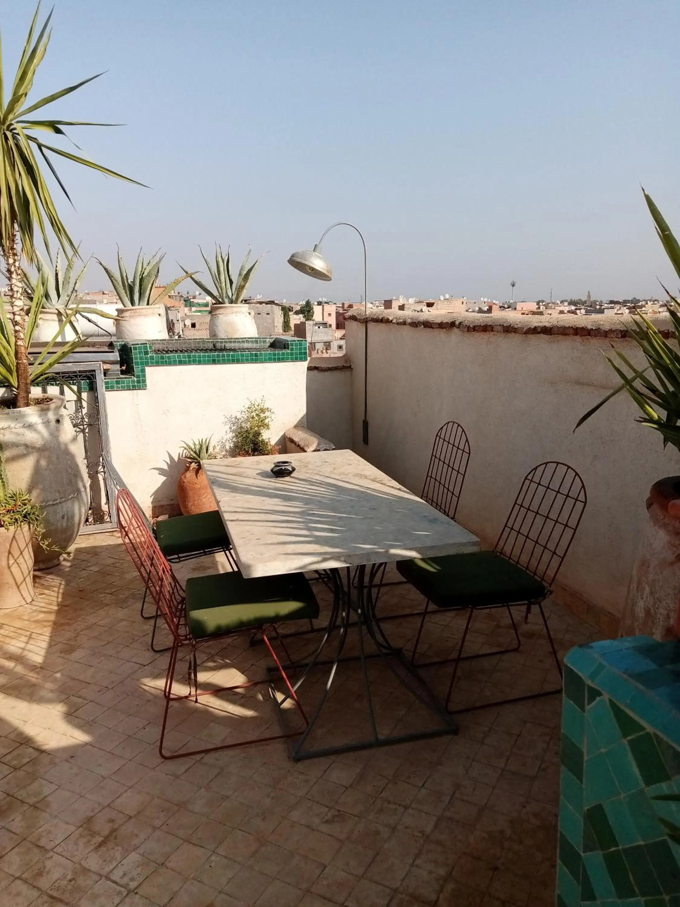 Patio in Riad 103 Medina Pool and Hammam