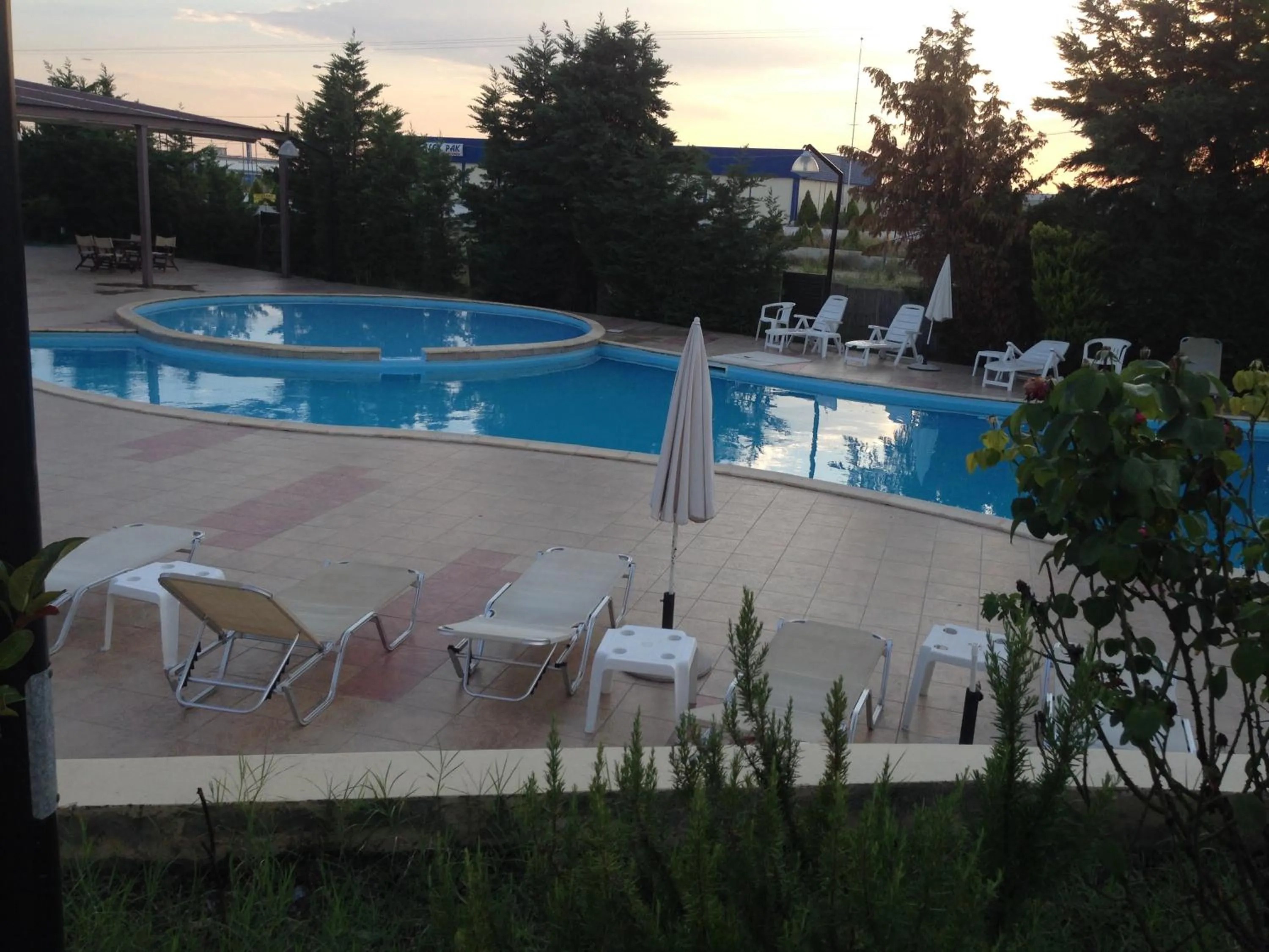 Swimming pool in Achillio Hotel