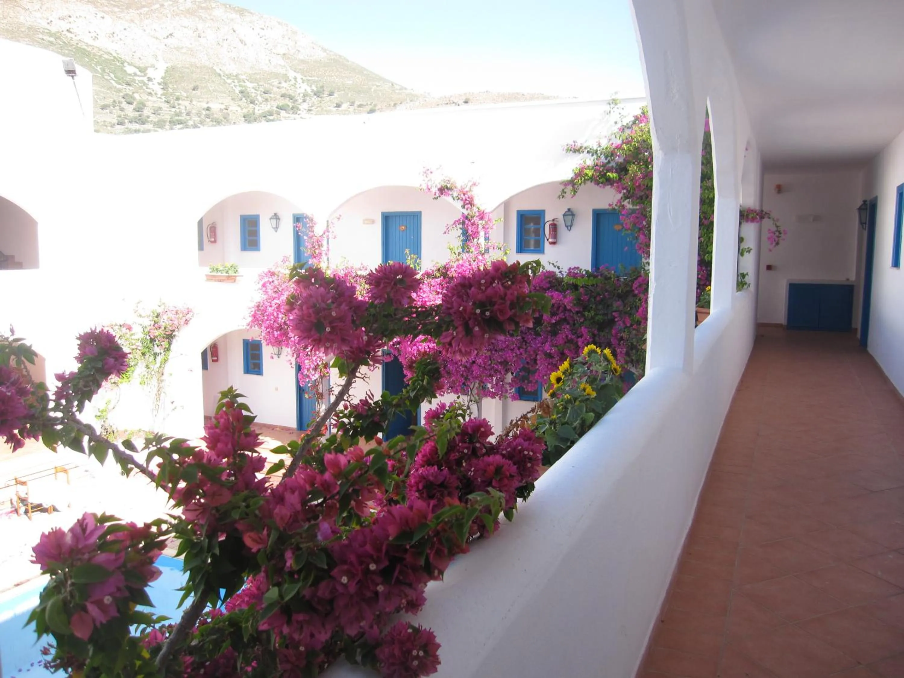 Patio in Boutique Hotel Tilos Mare