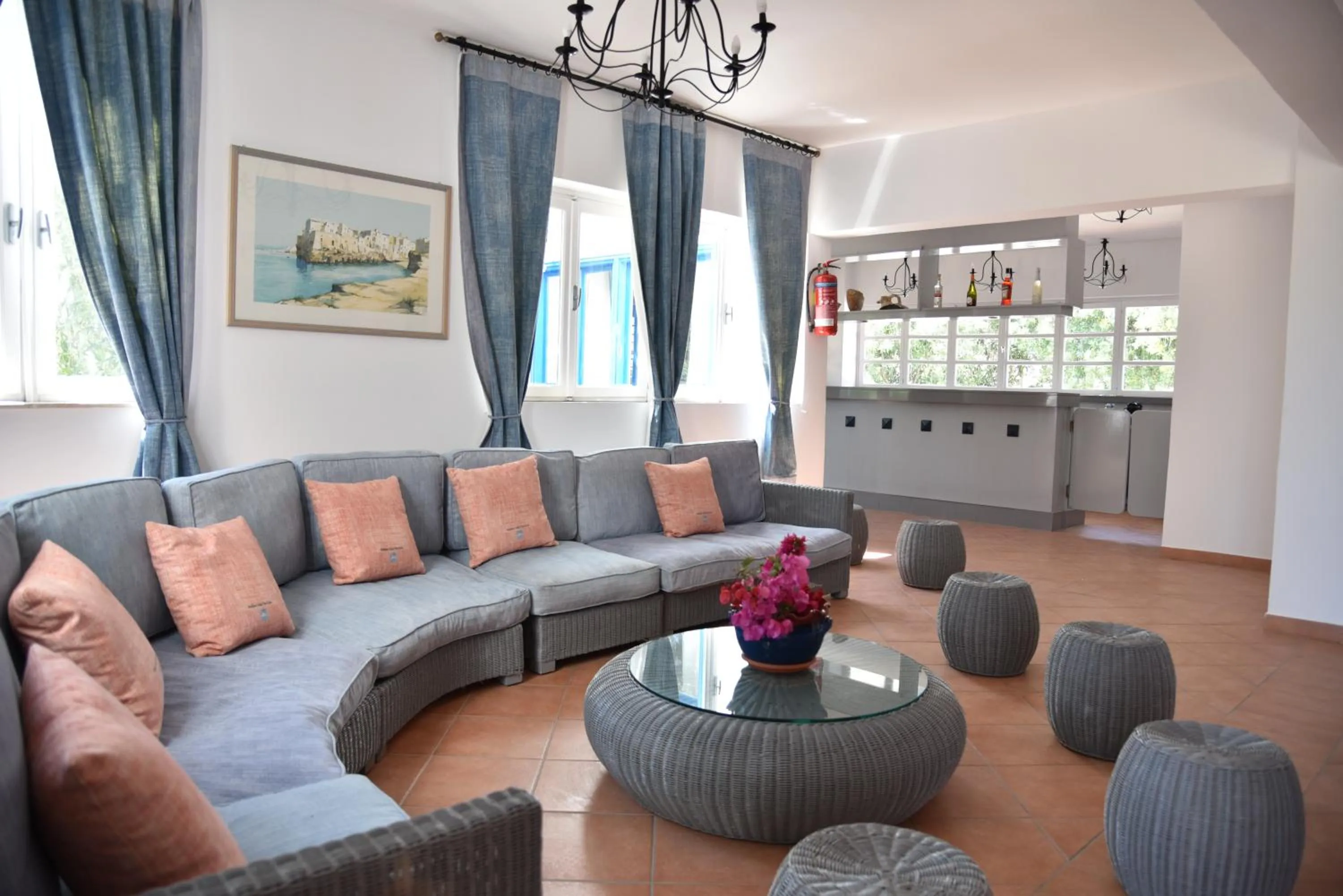 Lobby or reception in Boutique Hotel Tilos Mare