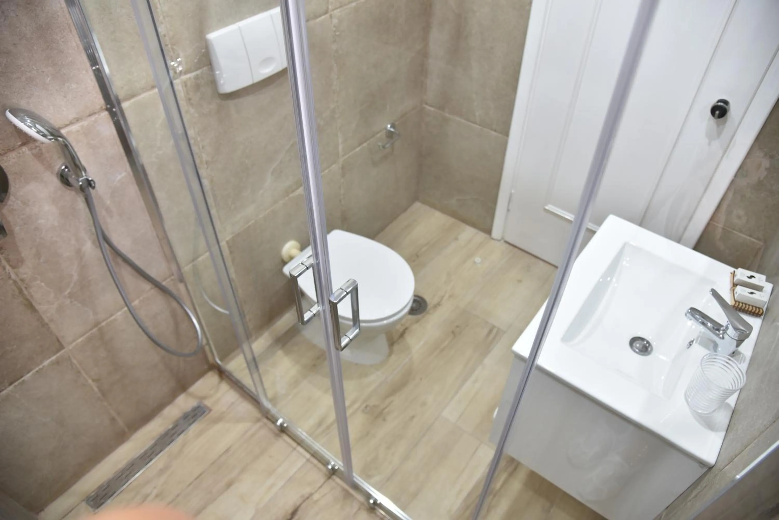 Shower in Boutique Hotel Tilos Mare