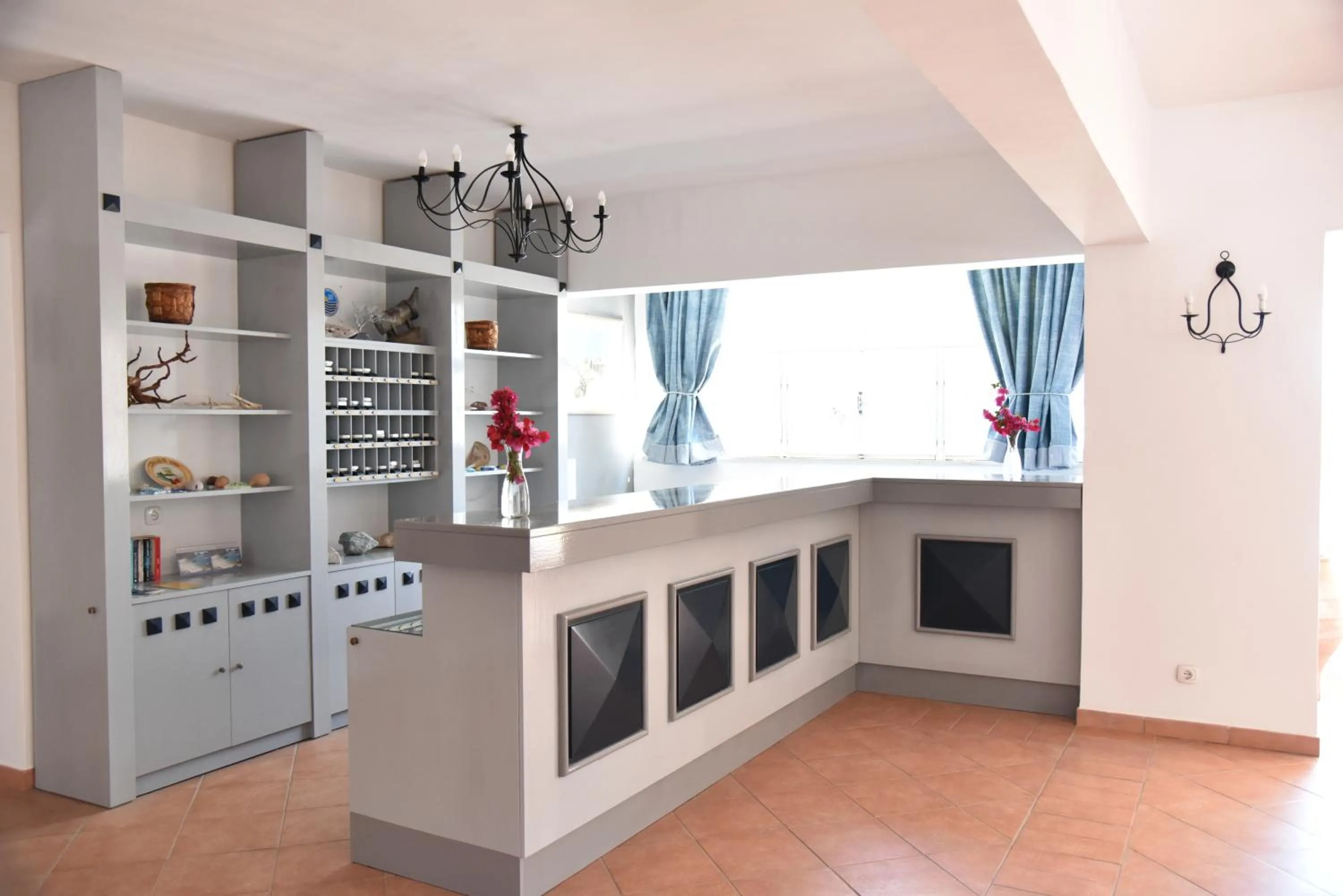 Lobby or reception in Boutique Hotel Tilos Mare