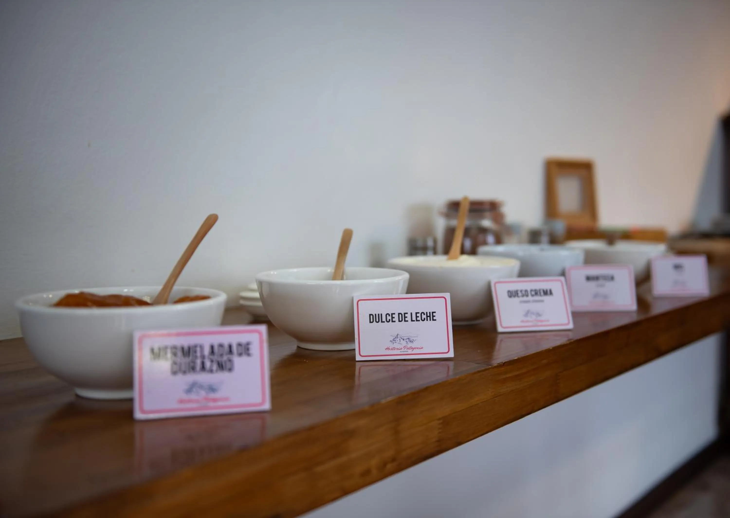 Buffet breakfast in Hosteria Patagonia