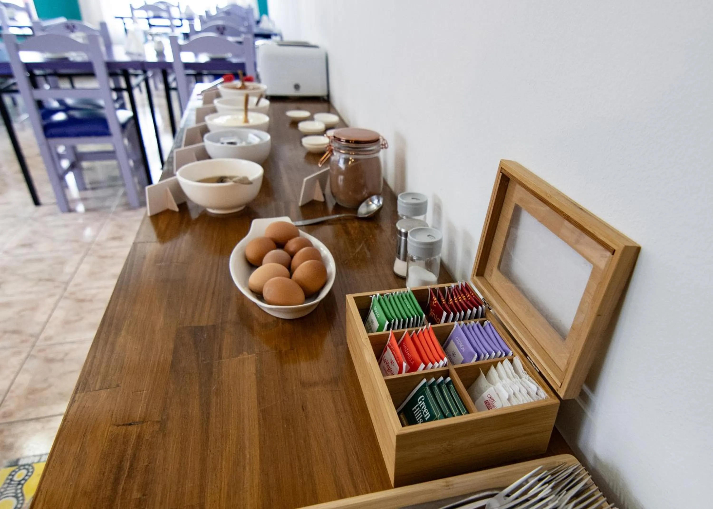 Breakfast in Hosteria Patagonia