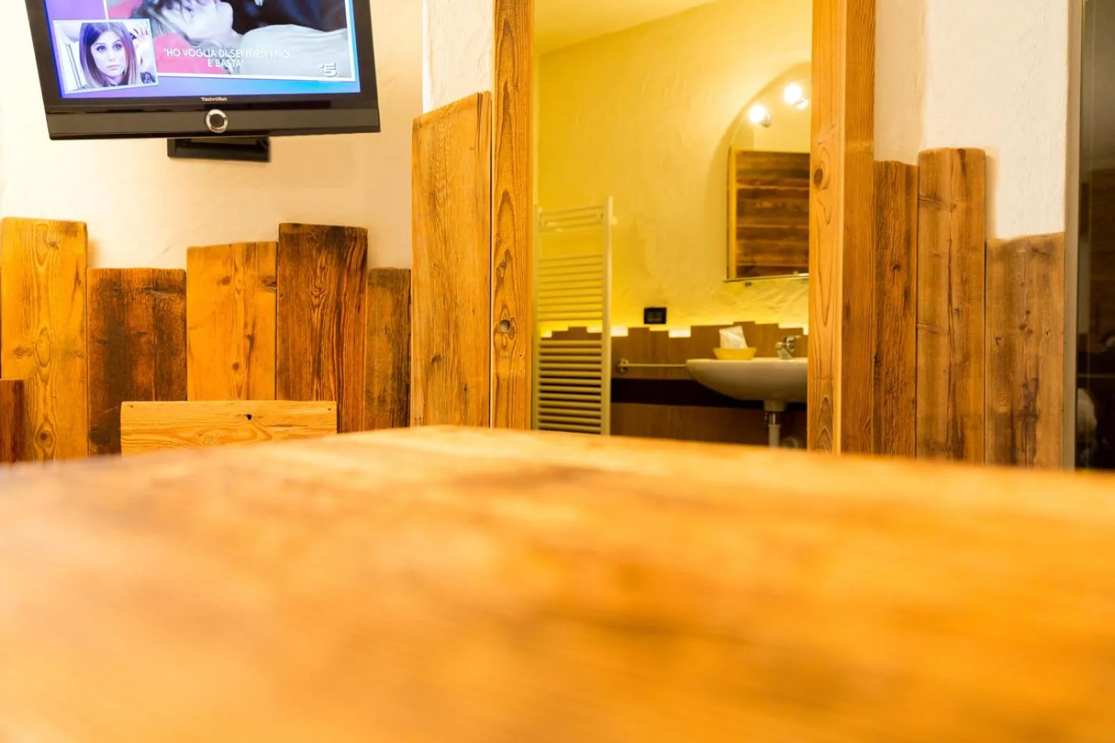 Bathroom in Hotel Pontiglia
