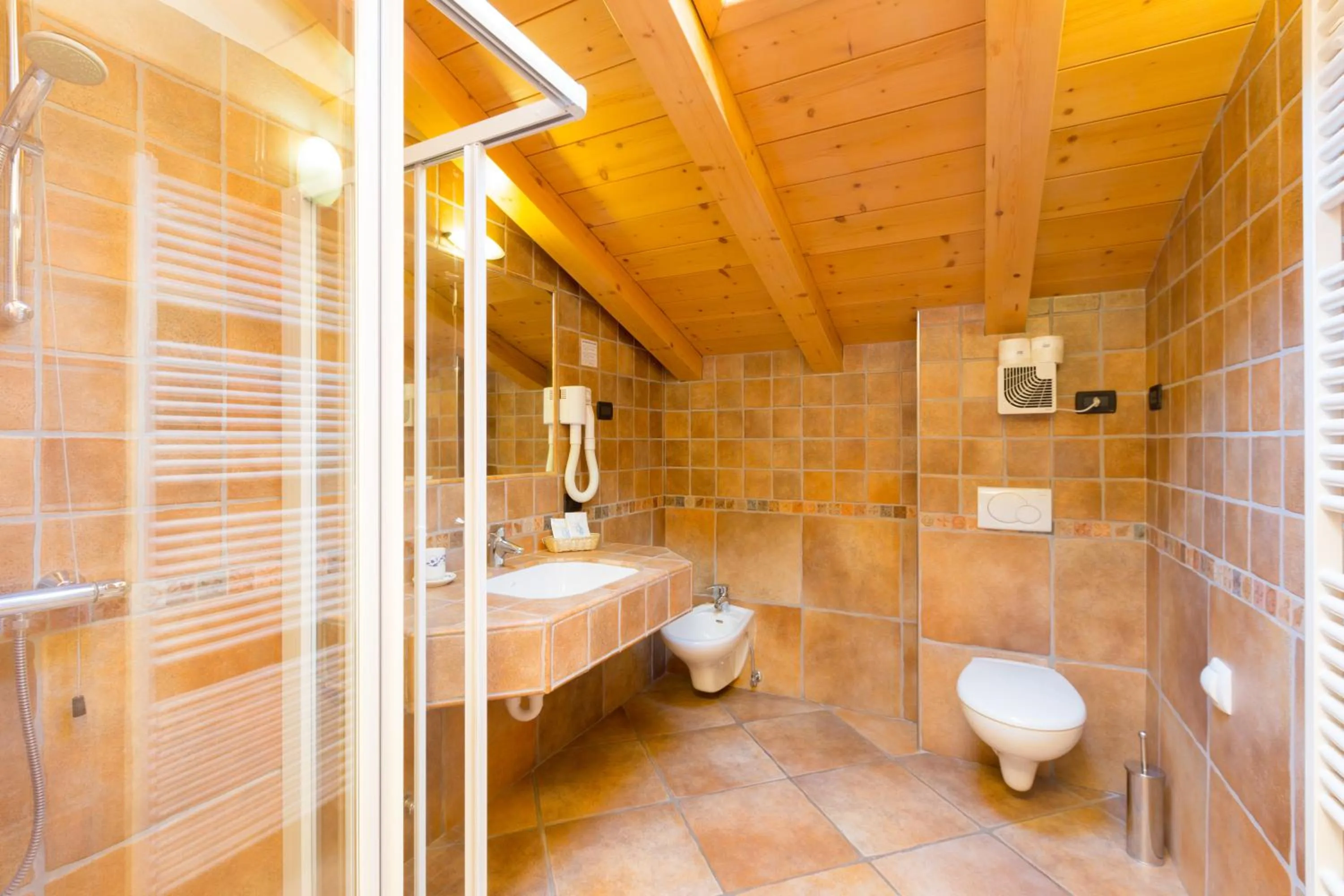 Bathroom in Hotel Pontiglia