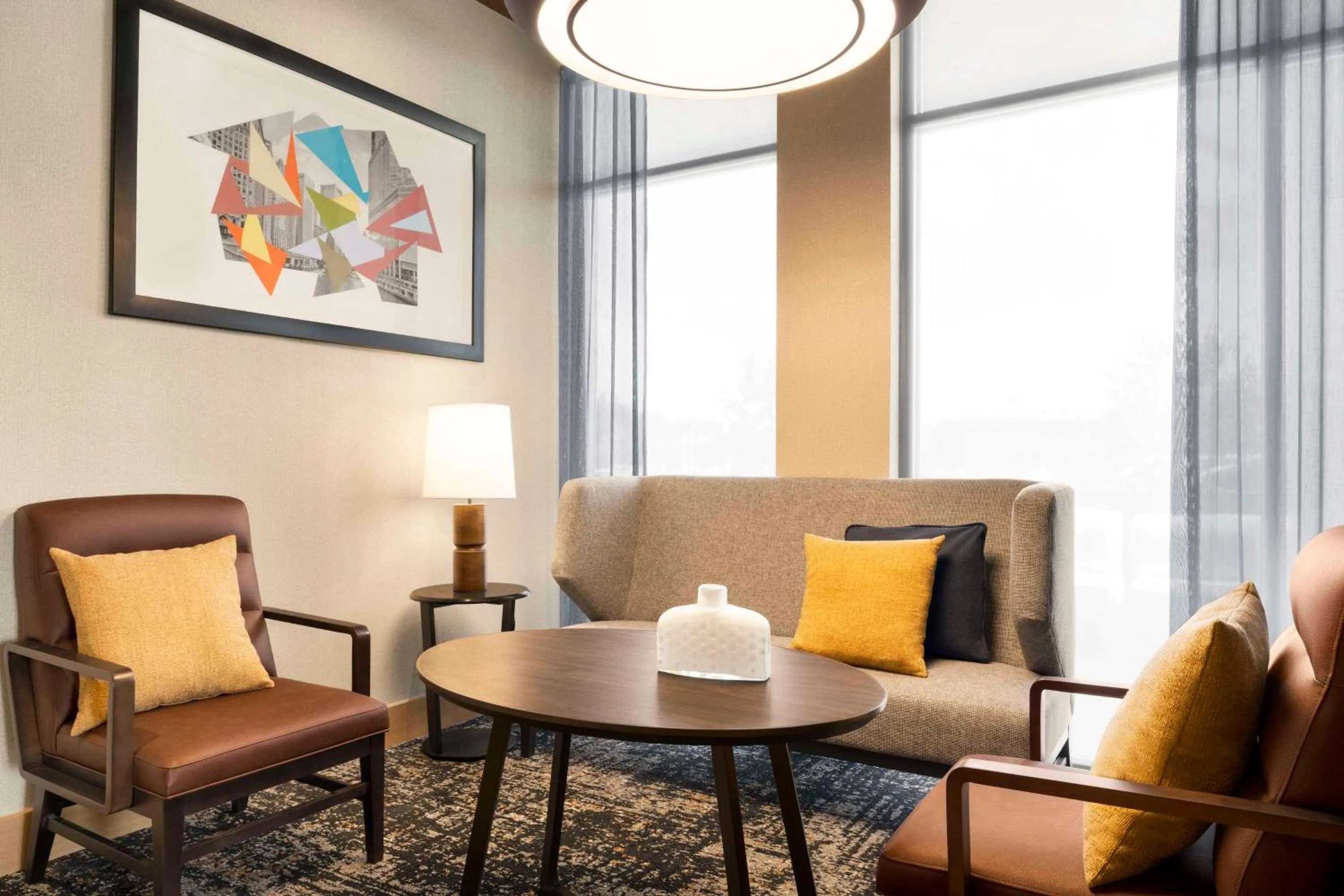 Lobby or reception in Hyatt Place Columbus Polaris