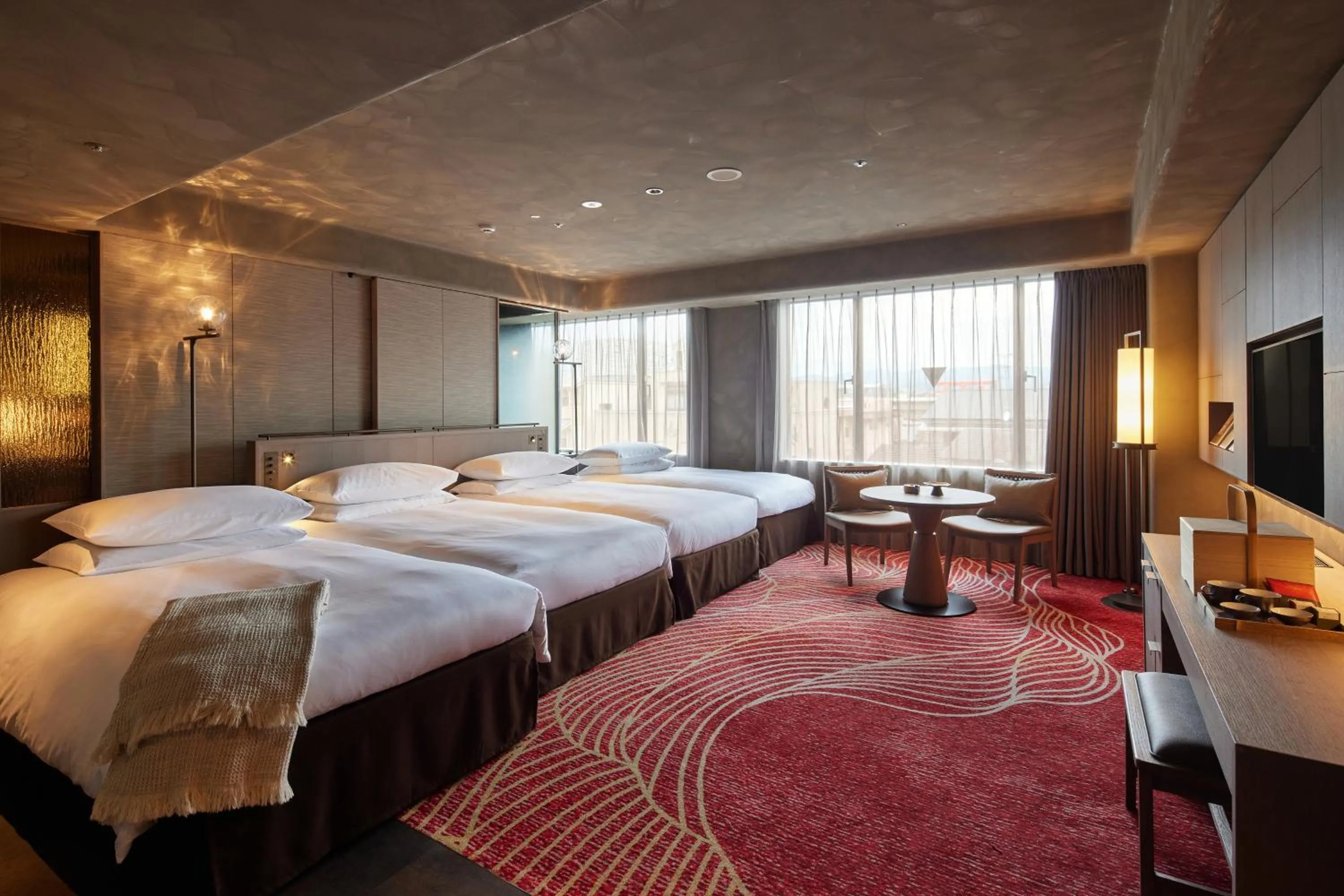 Bed in THE HOTEL HIGASHIYAMA KYOTO TOKYU, A Pan Pacific Hotel