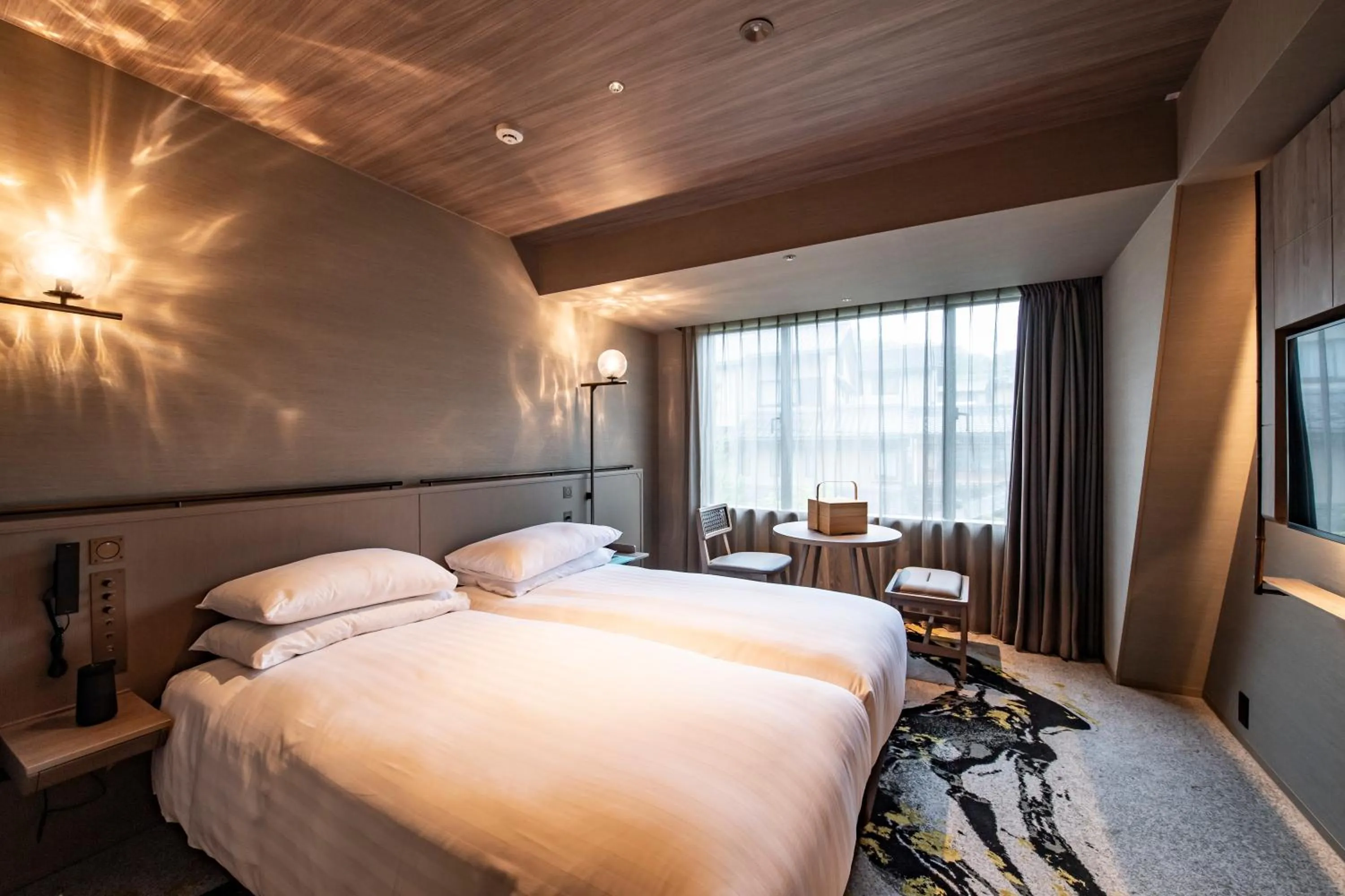 Bed in THE HOTEL HIGASHIYAMA KYOTO TOKYU, A Pan Pacific Hotel