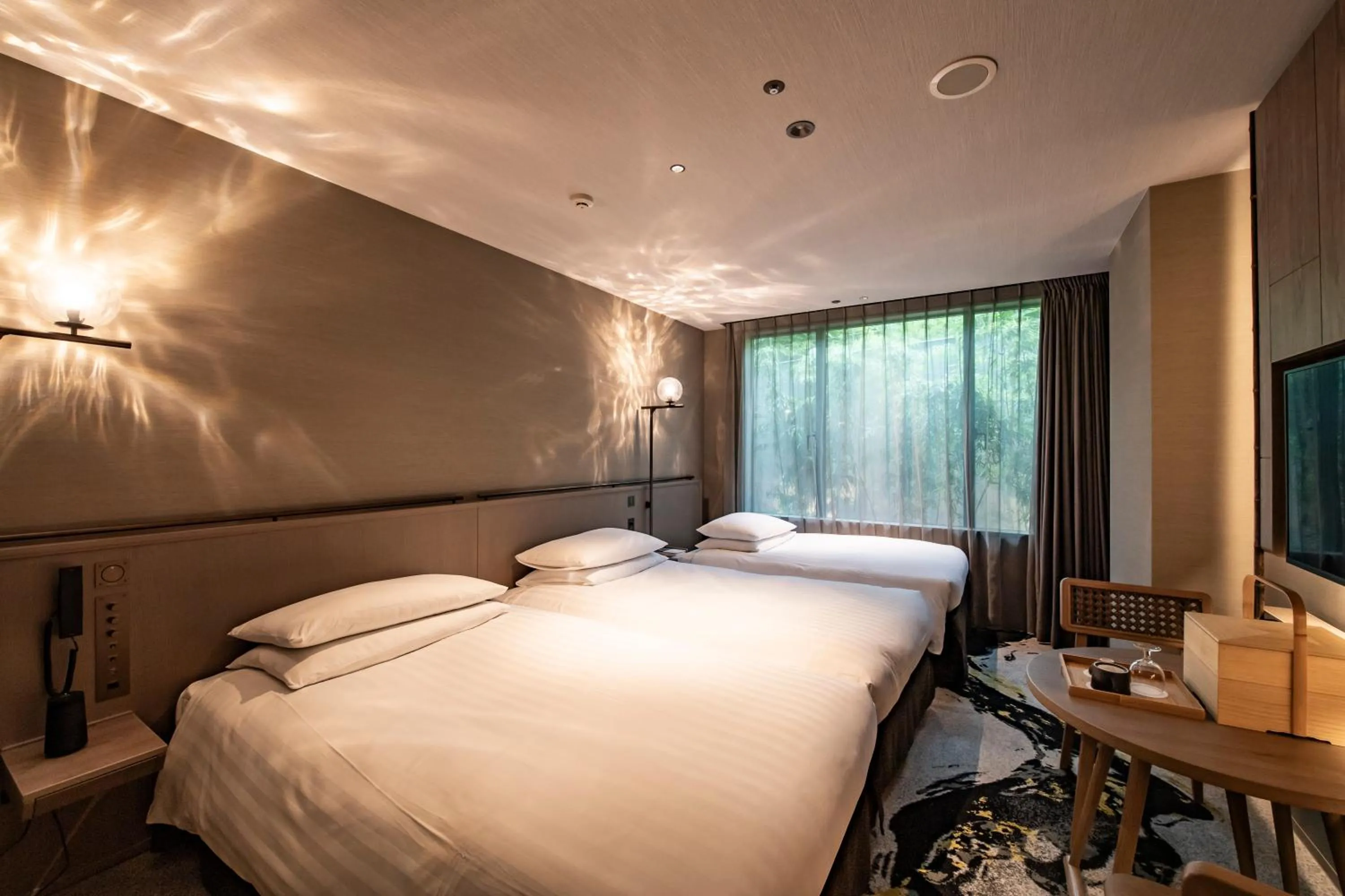 Bed in THE HOTEL HIGASHIYAMA KYOTO TOKYU, A Pan Pacific Hotel