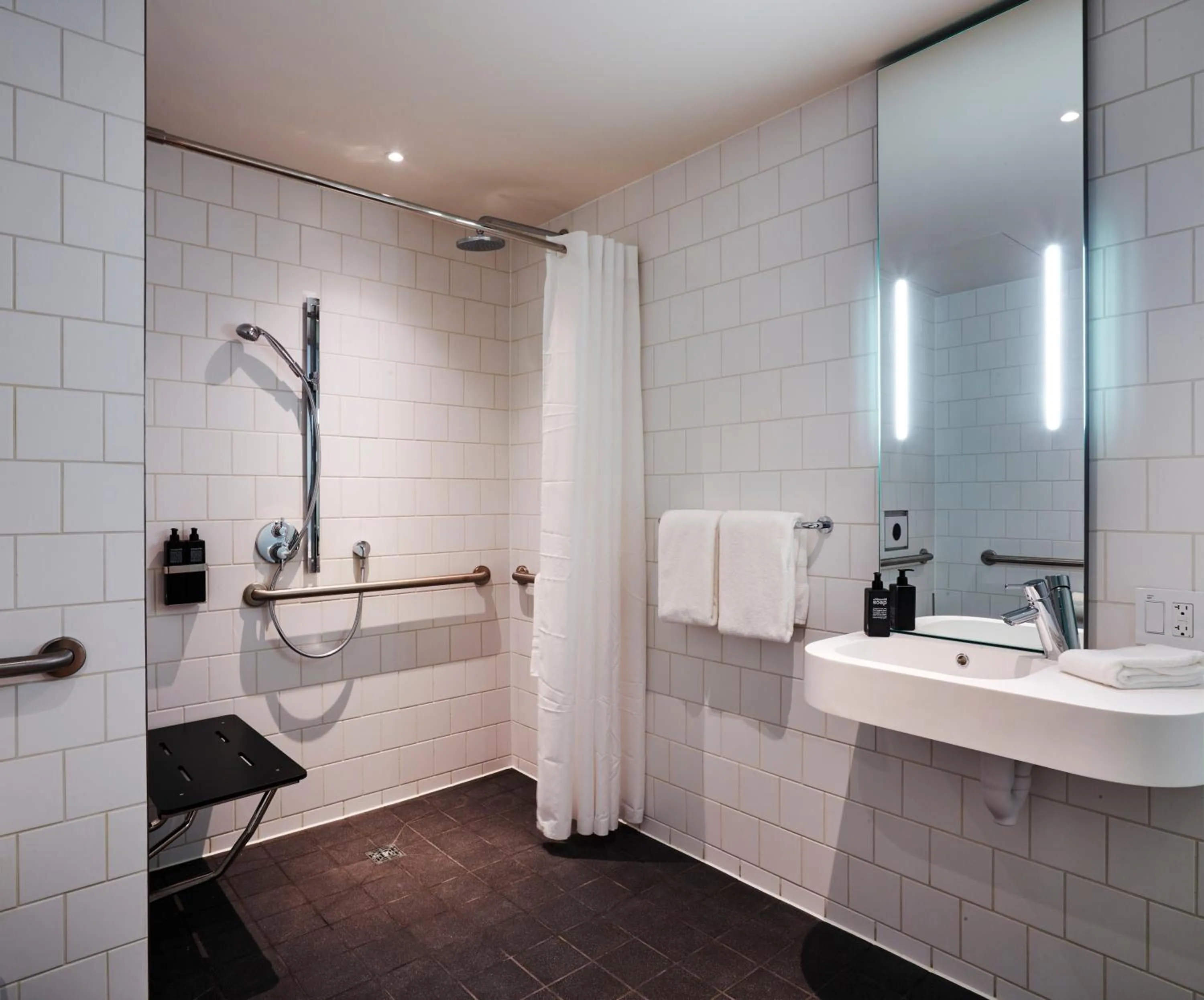 Bathroom in citizenM Miami World Center