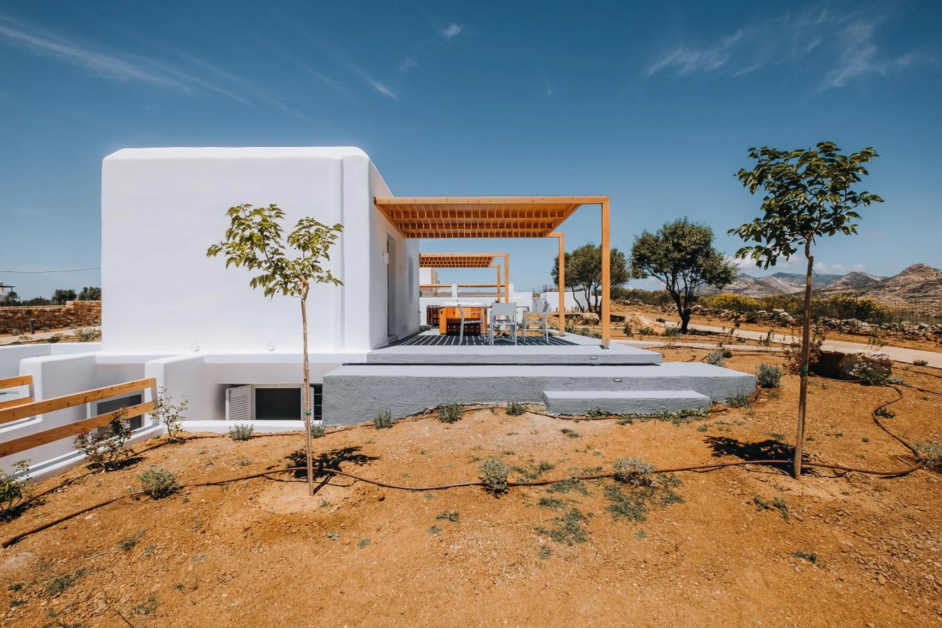 Property building in Xerolithos Natural Living