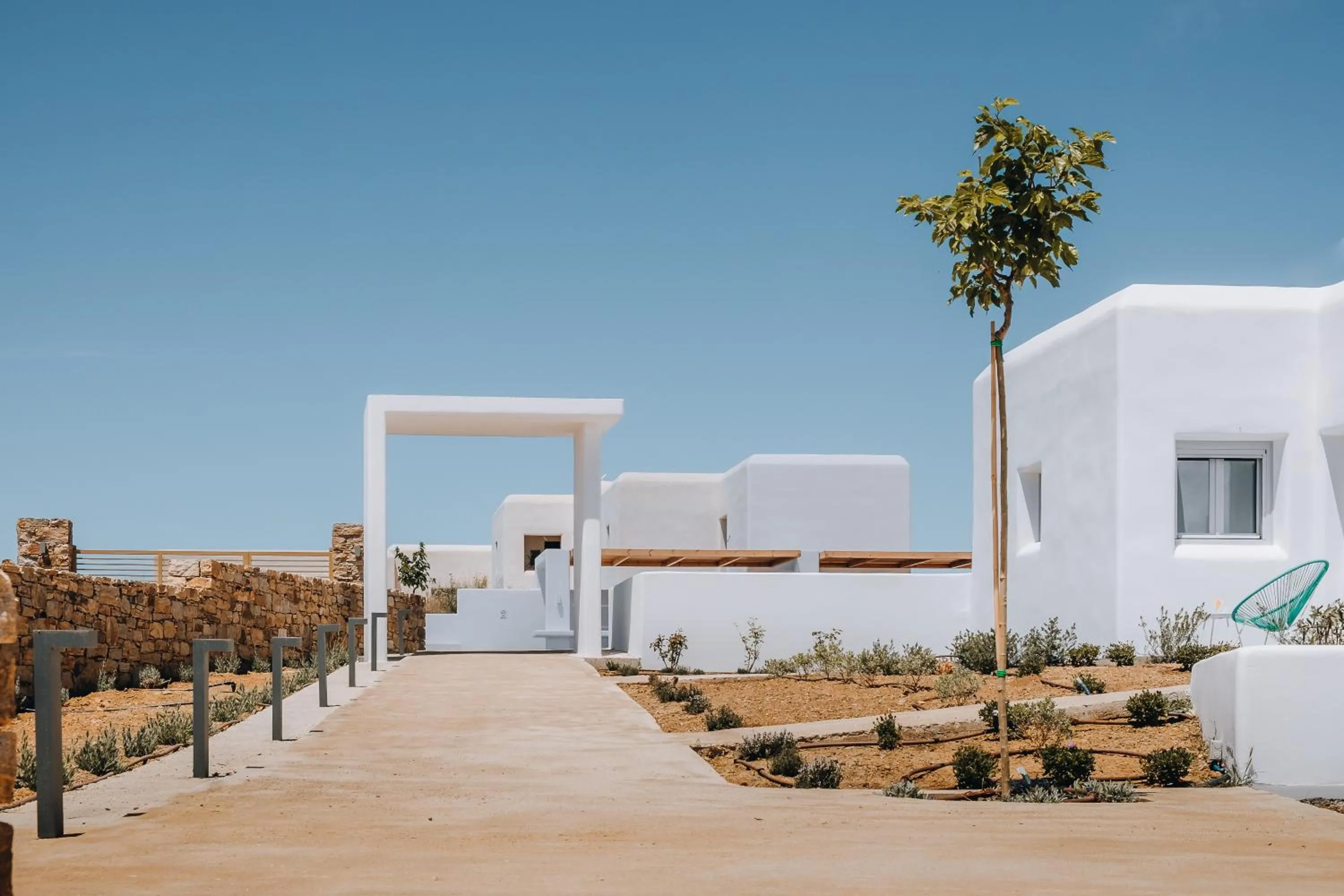 Property building in Xerolithos Natural Living