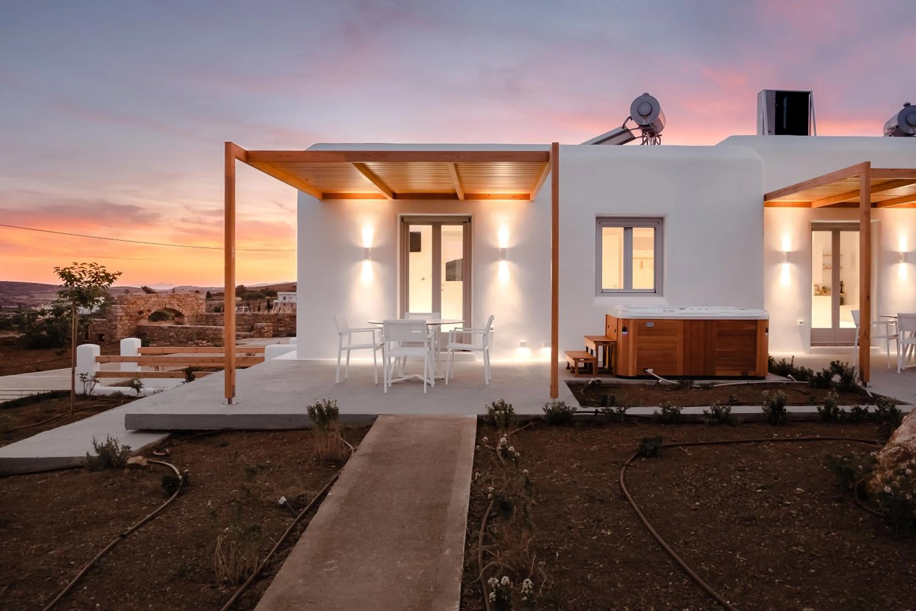 Property building in Xerolithos Natural Living