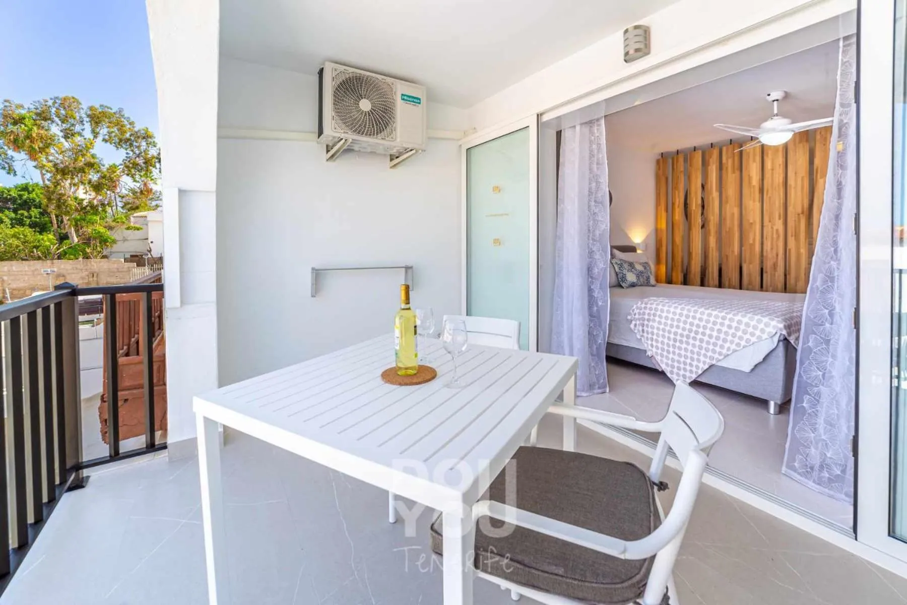 Bed in Apartment Paraiso Royal