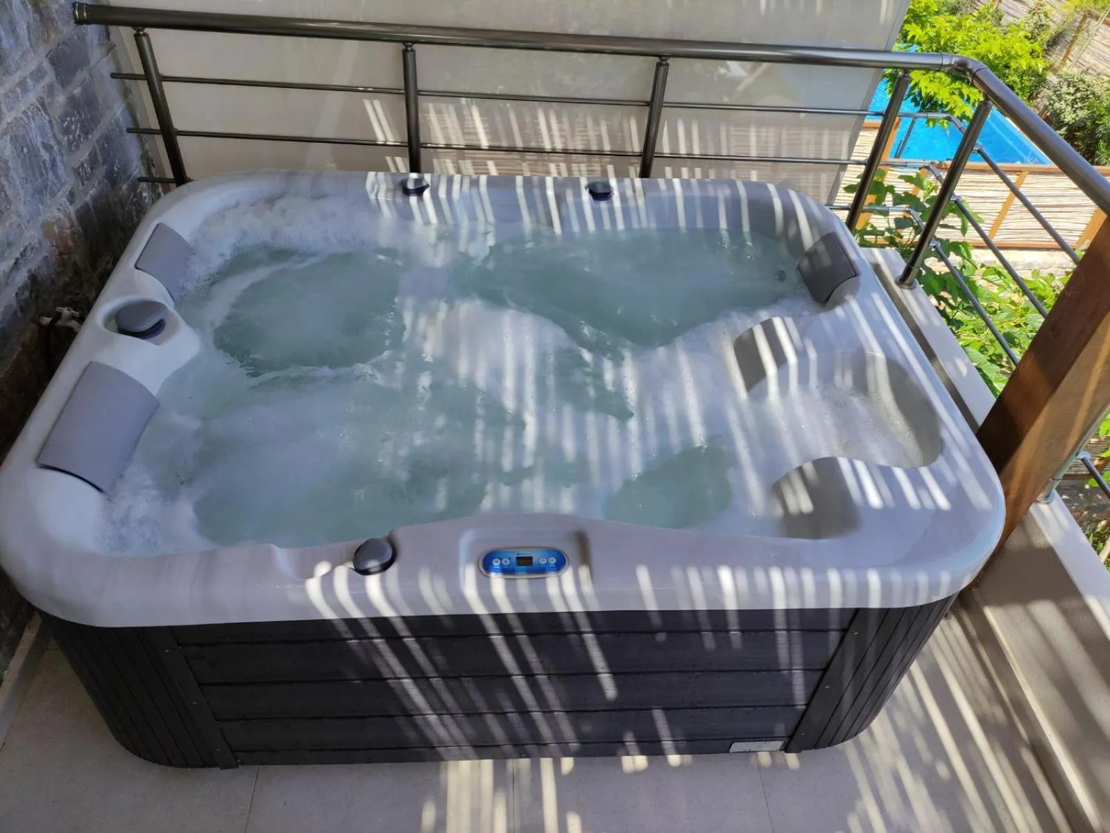 Hot Tub in Volta Suites and Villas