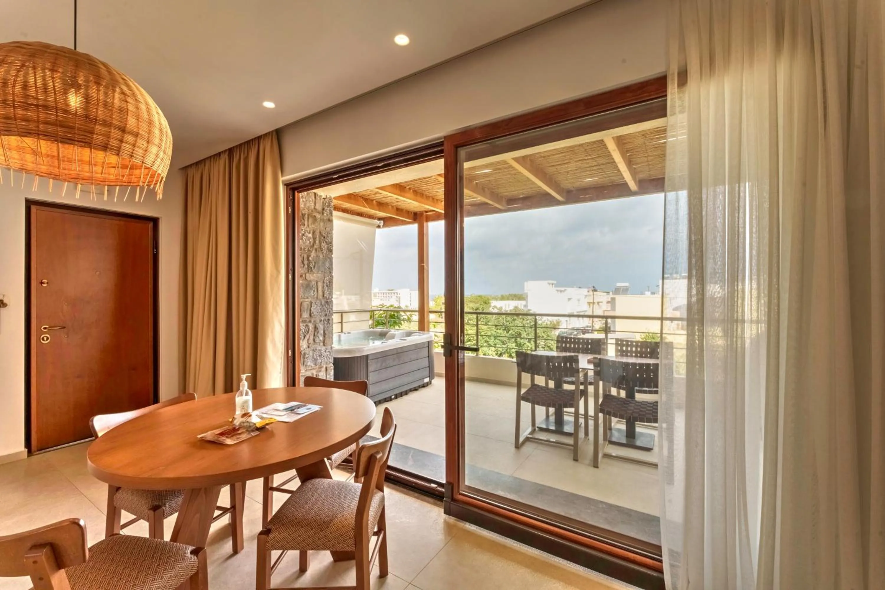 Hot Tub in Volta Suites and Villas