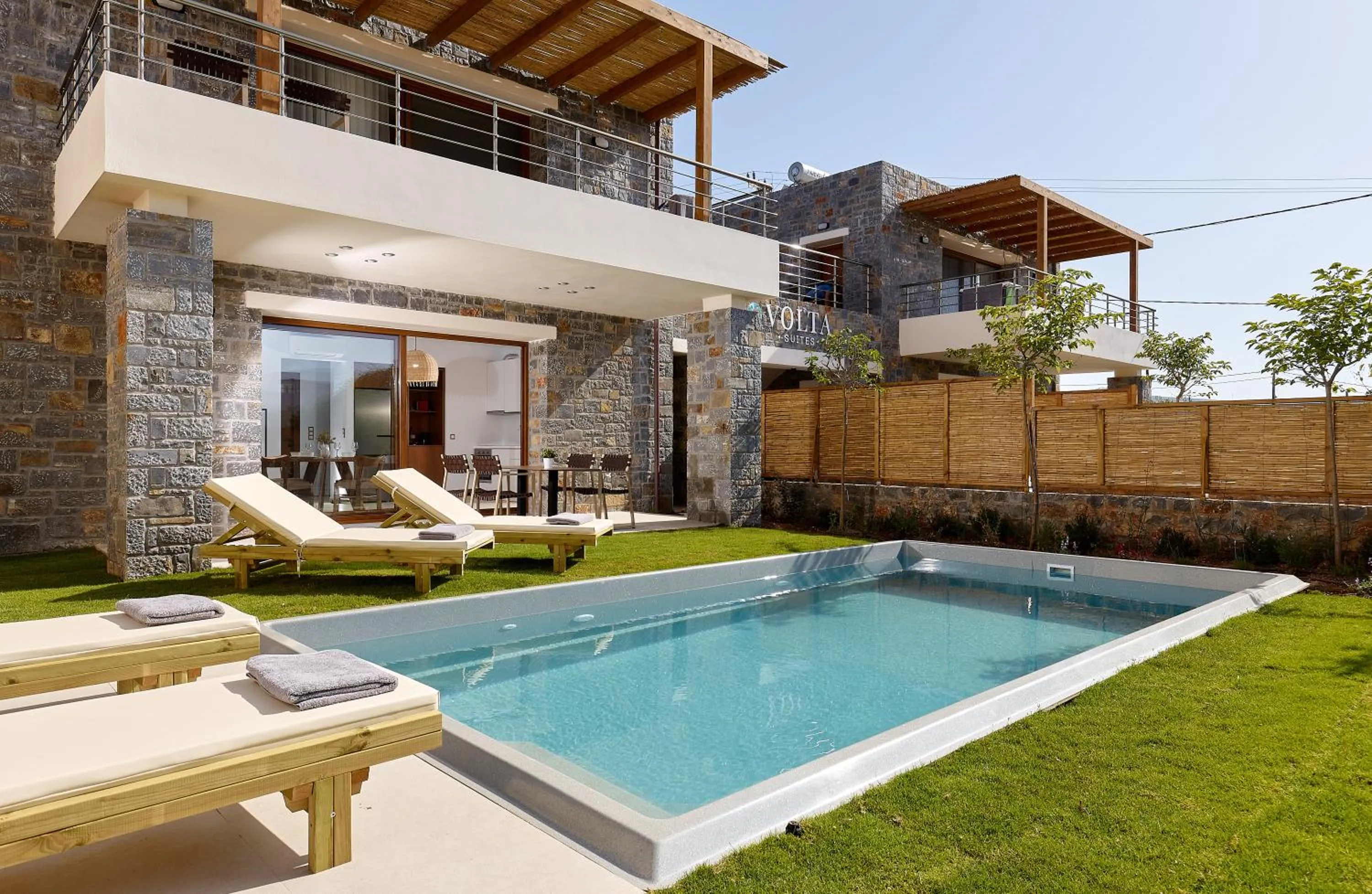 Patio in Volta Suites and Villas