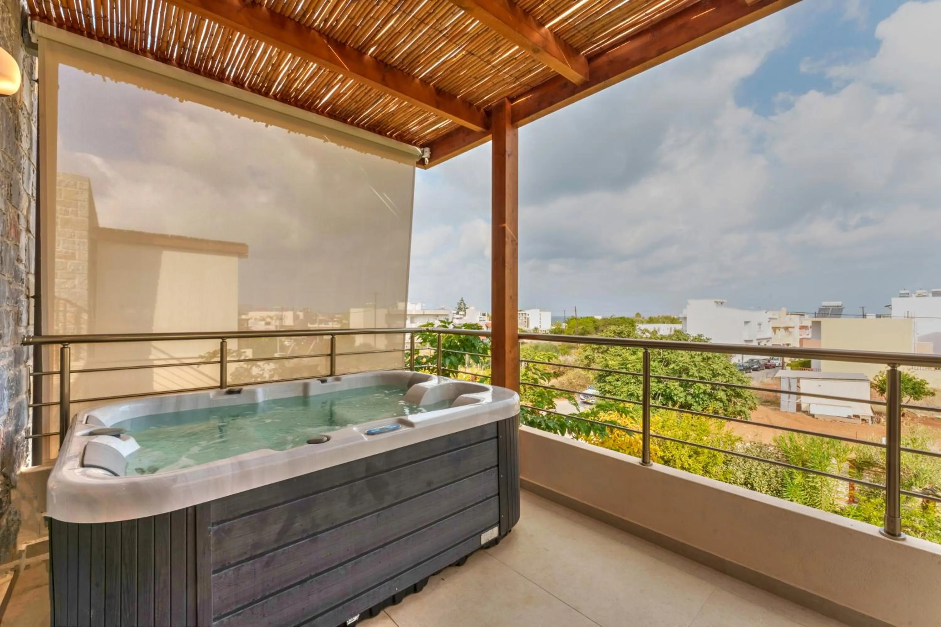 Hot Tub in Volta Suites and Villas