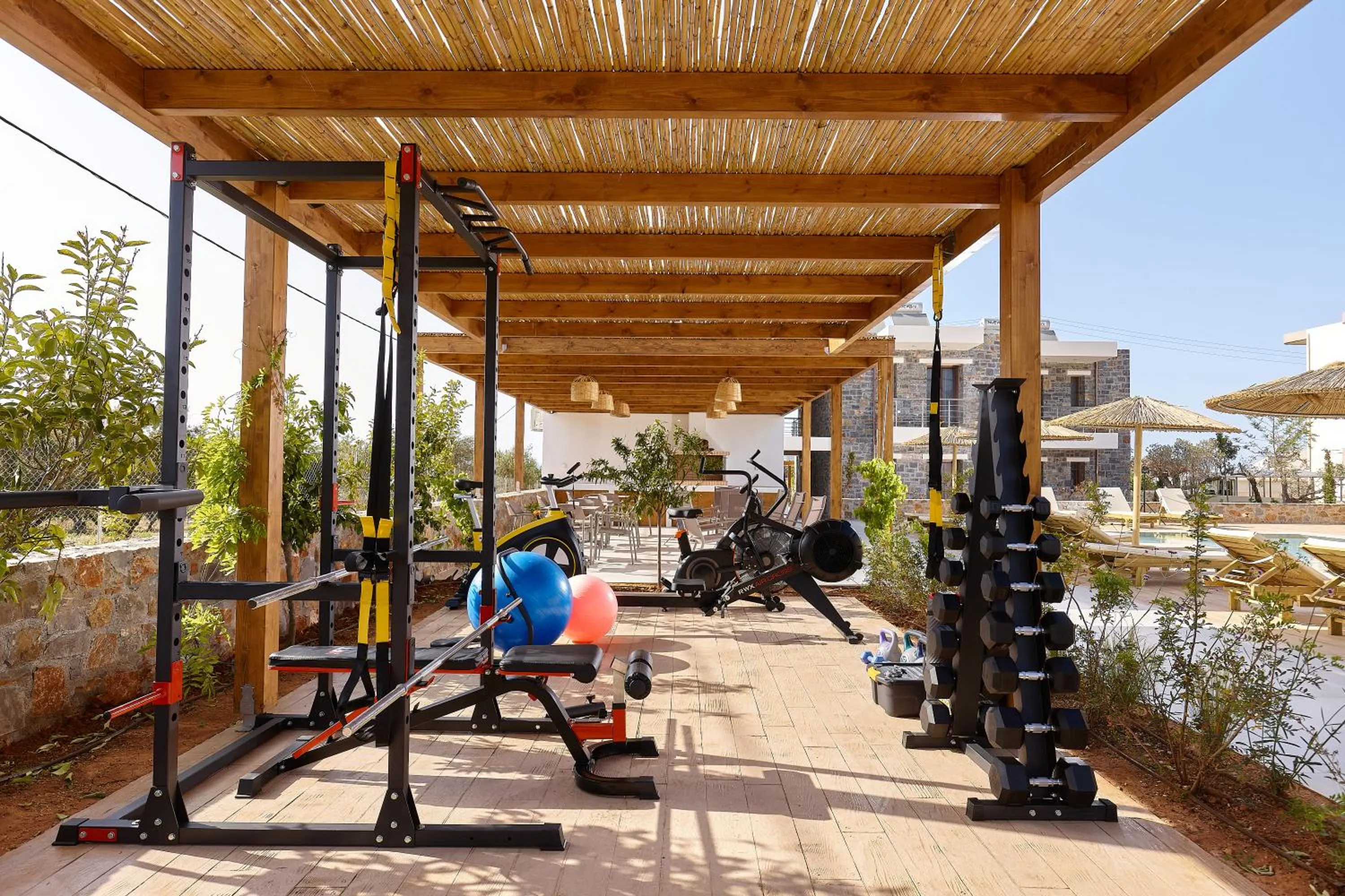 Fitness centre/facilities in Volta Suites and Villas
