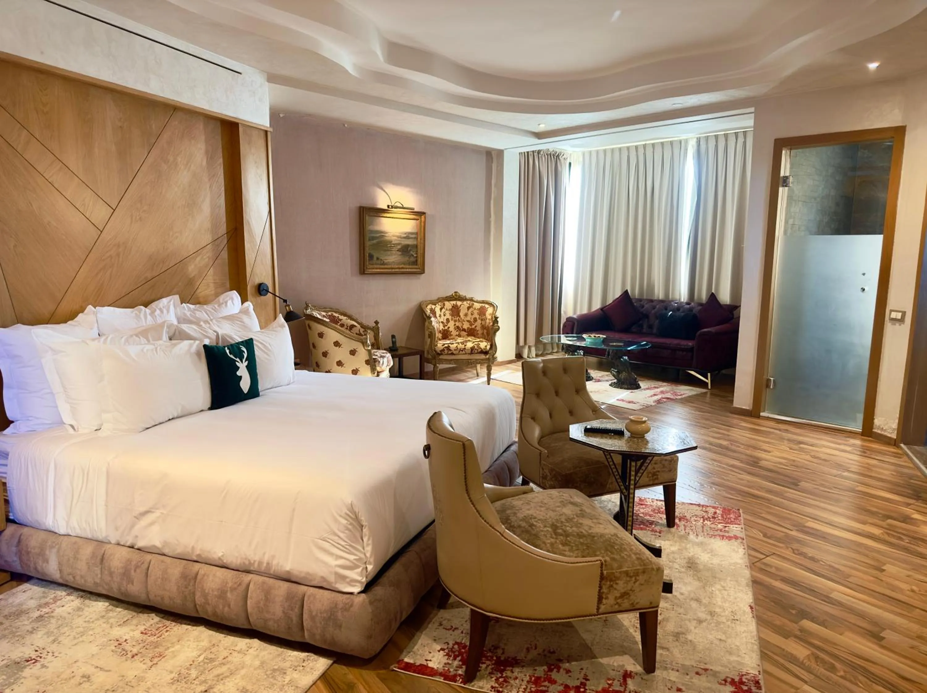 Bed in Sillage Palace Sky & Spa