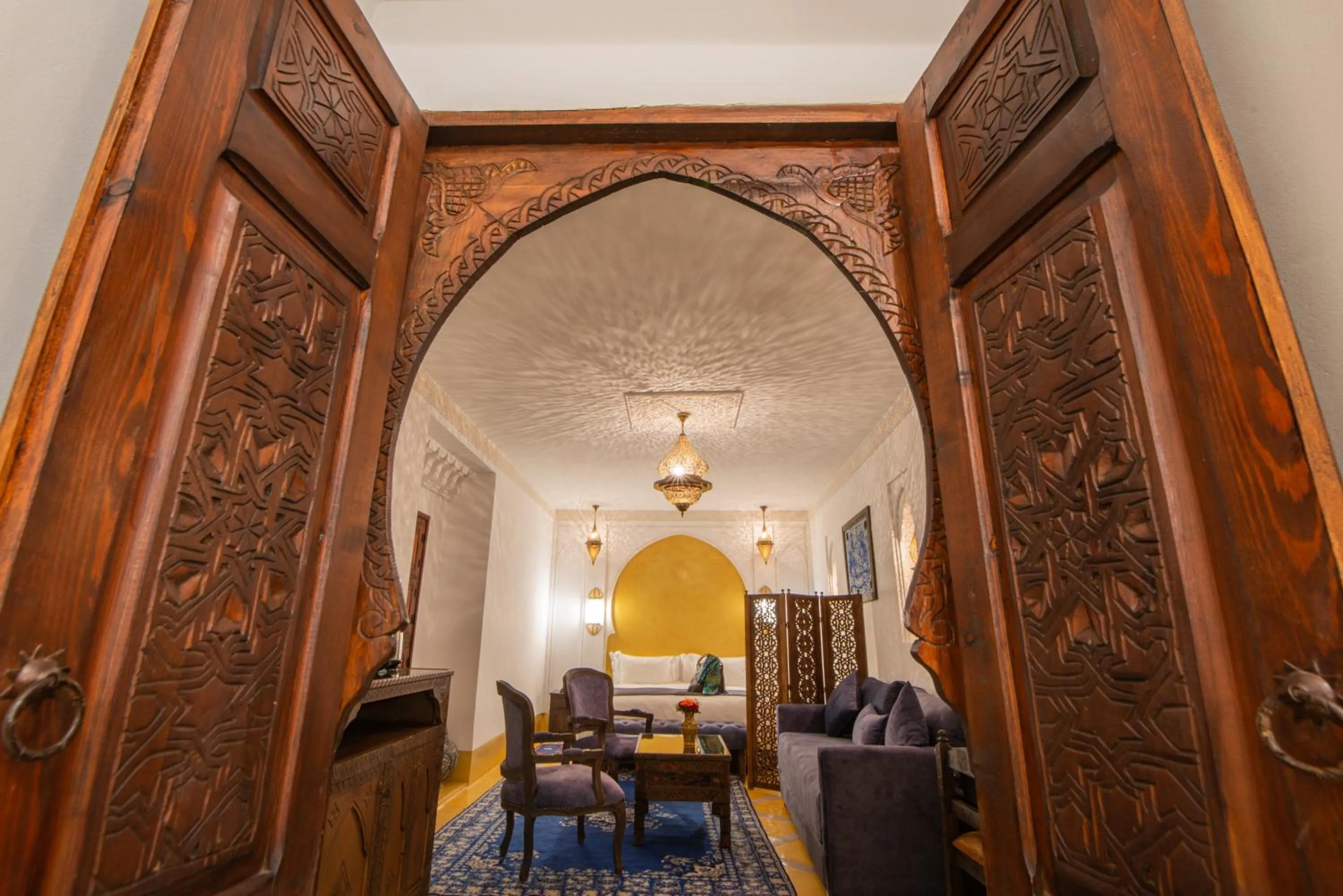 Bed in Riad la clé d'or & spa