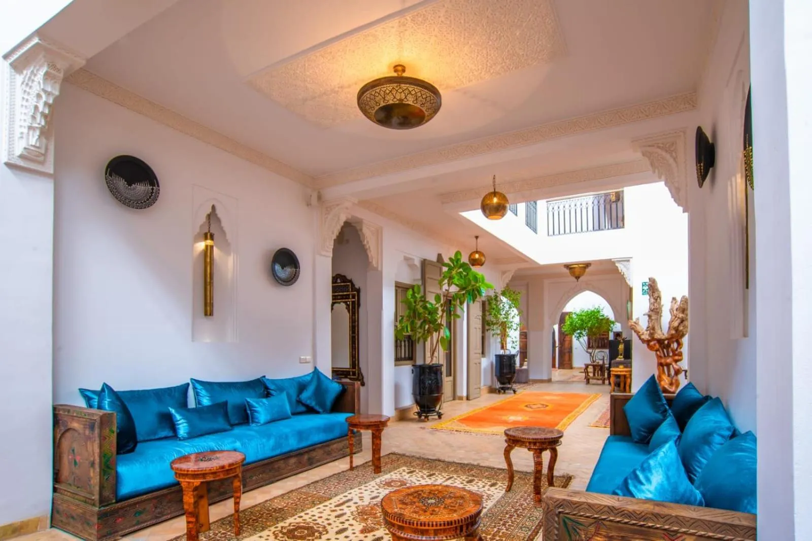 Living room in Riad la clé d'or & spa