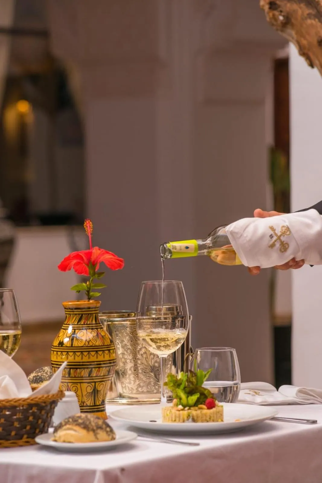 Food and drinks in Riad la clé d'or & spa