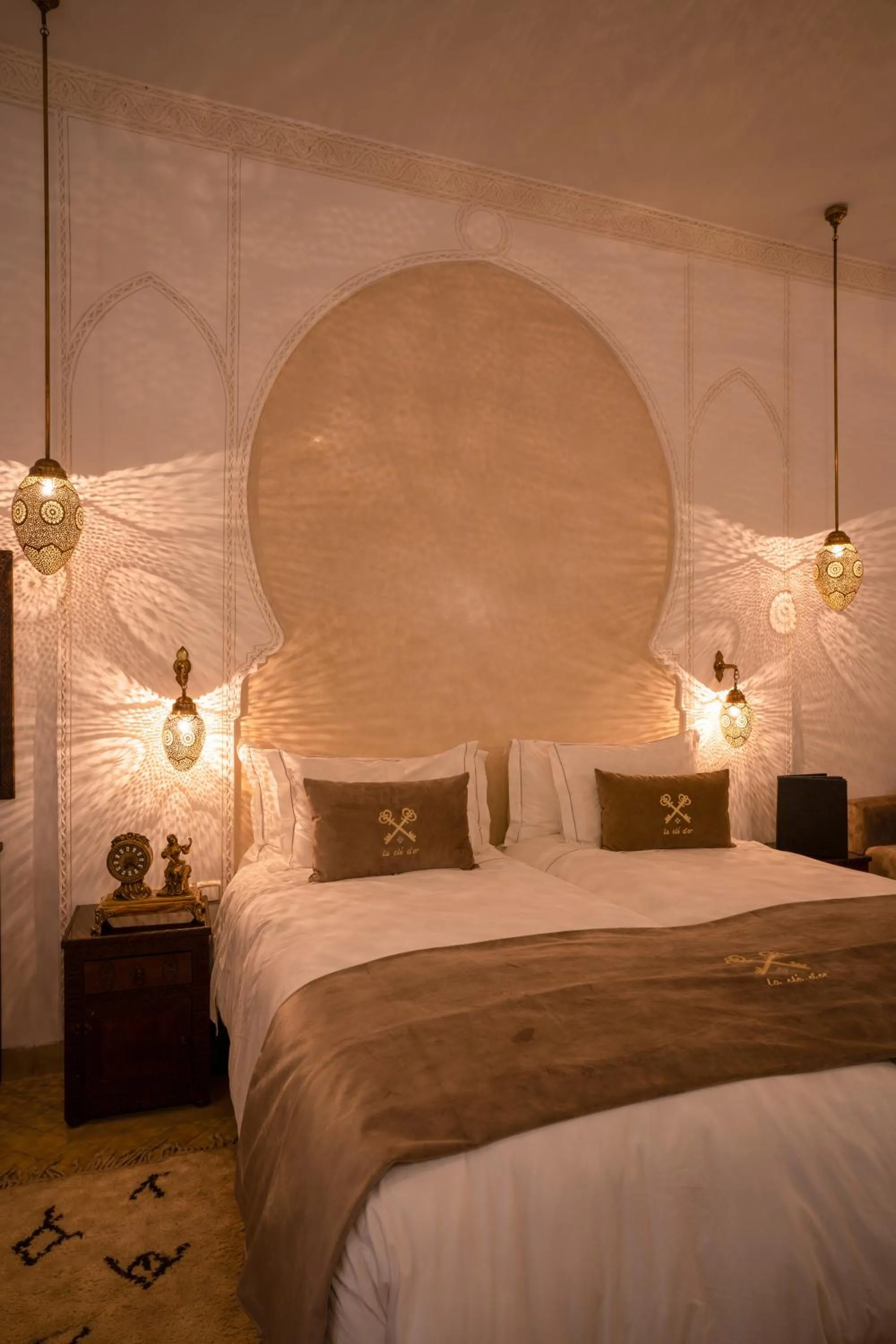 Bedroom, Bed in Riad la clé d'or & spa