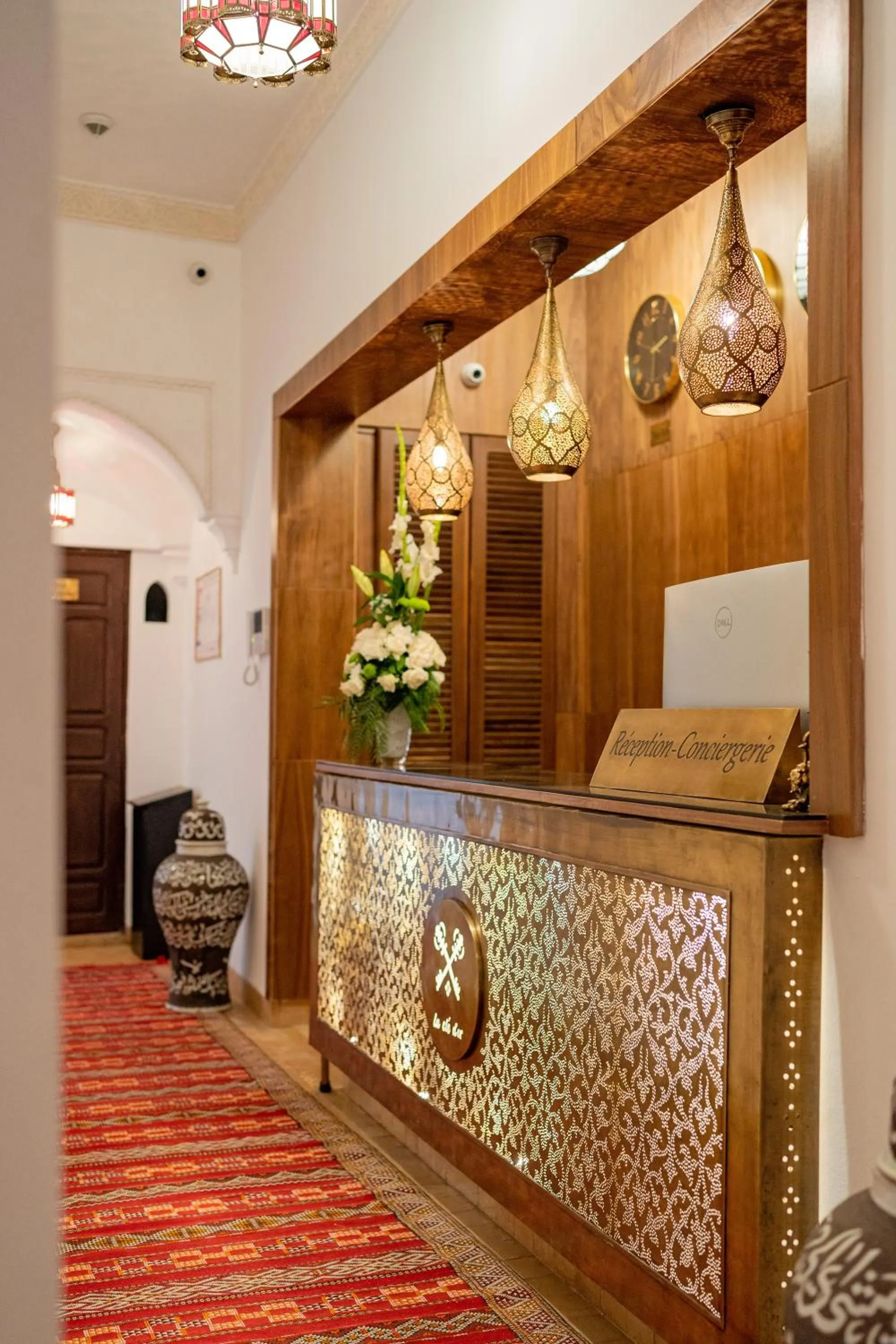 Lobby or reception in Riad la clé d'or & spa