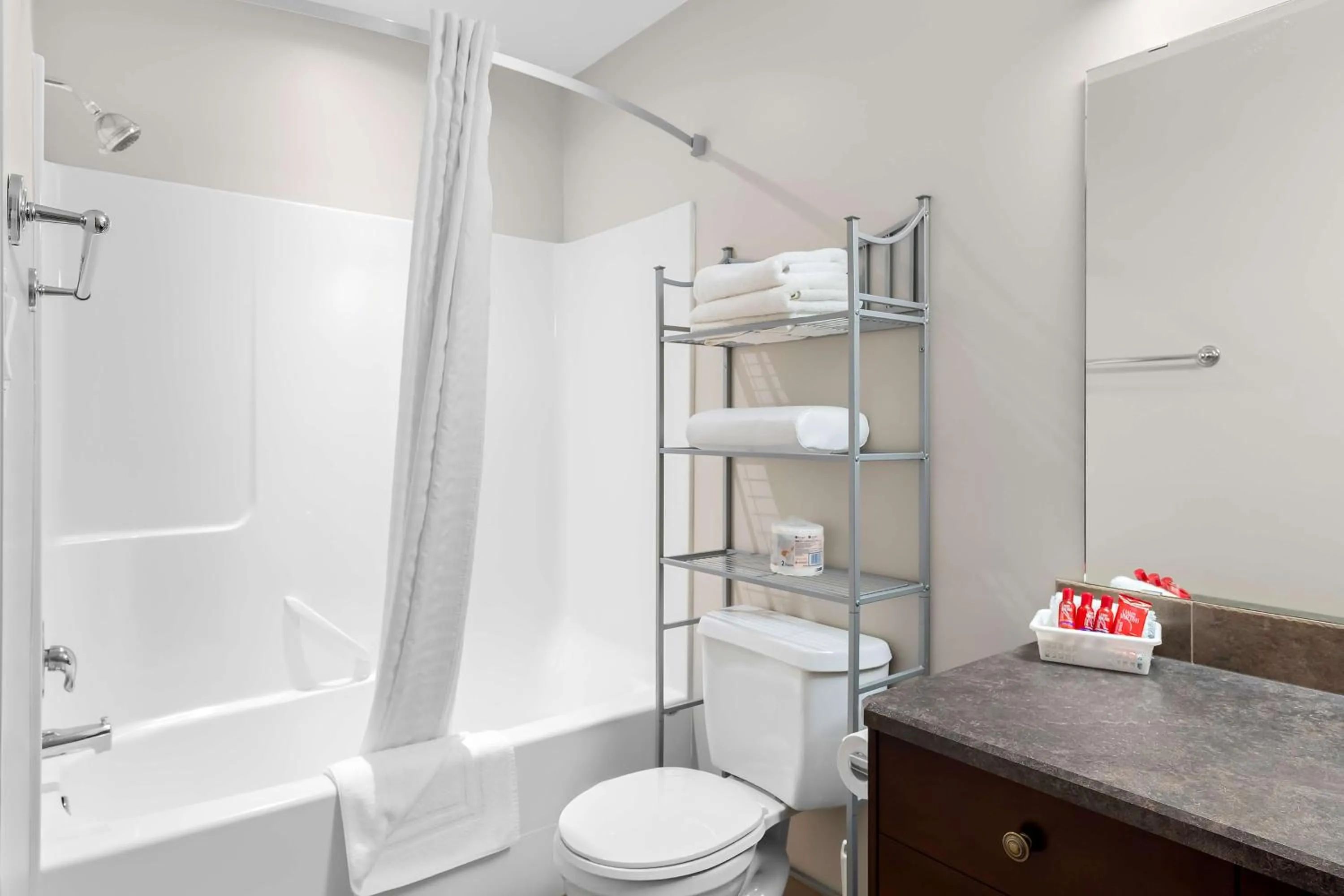 Bathroom in SureStay Plus Hotel by Best Western Hardisty