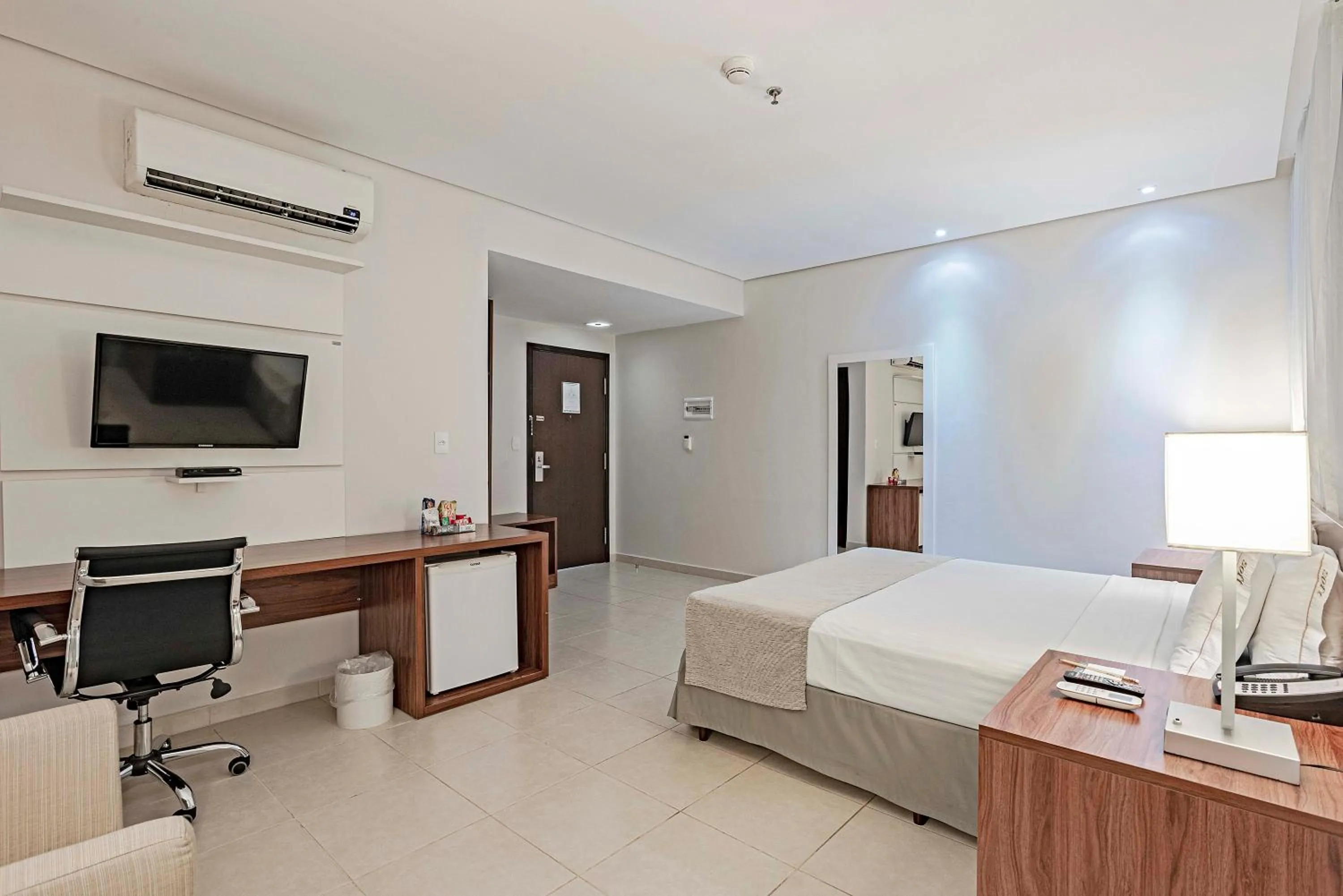 TV and multimedia, Bed in Slaviero Porto Velho