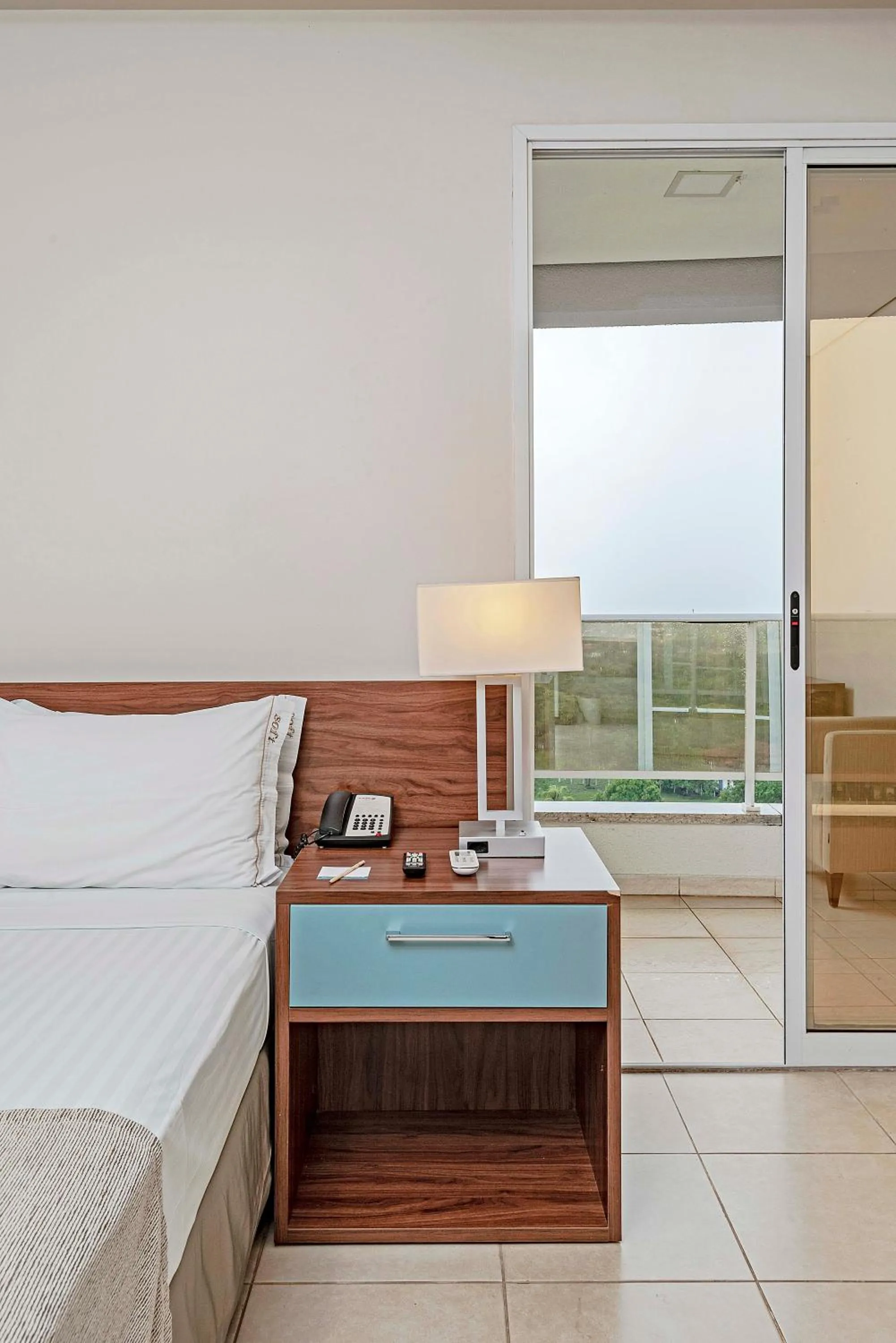 Balcony/Terrace, Bed in Slaviero Porto Velho