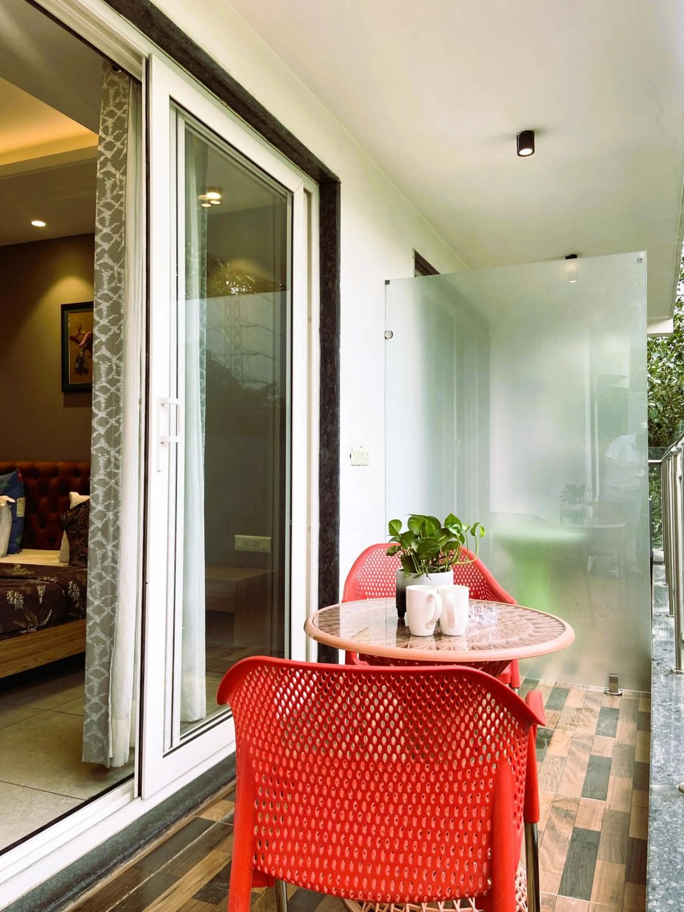 Balcony/Terrace in Perch Service Apartment-MG Road