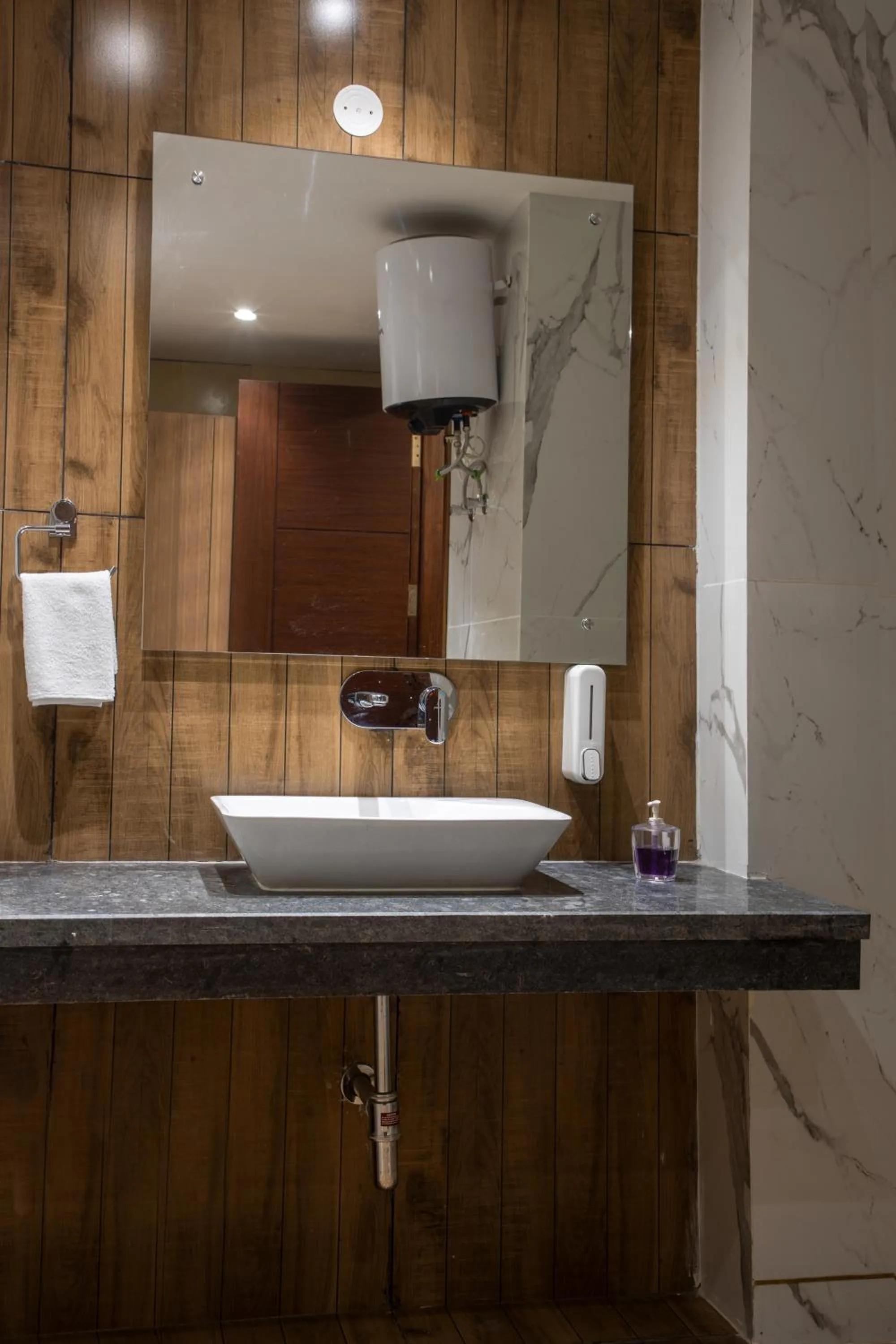 Bathroom in Perch Service Apartment-MG Road