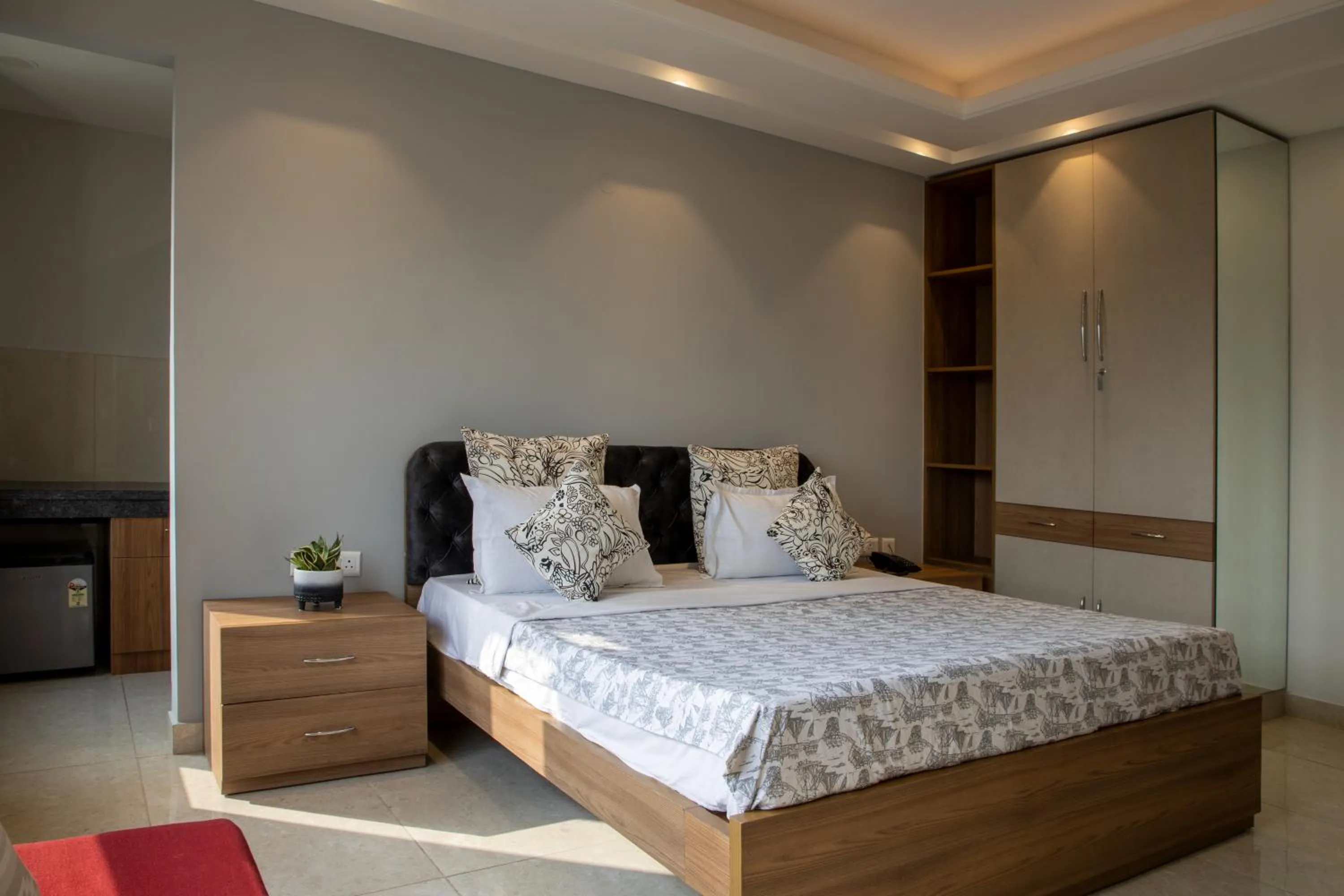 Bed in Perch Service Apartment-MG Road