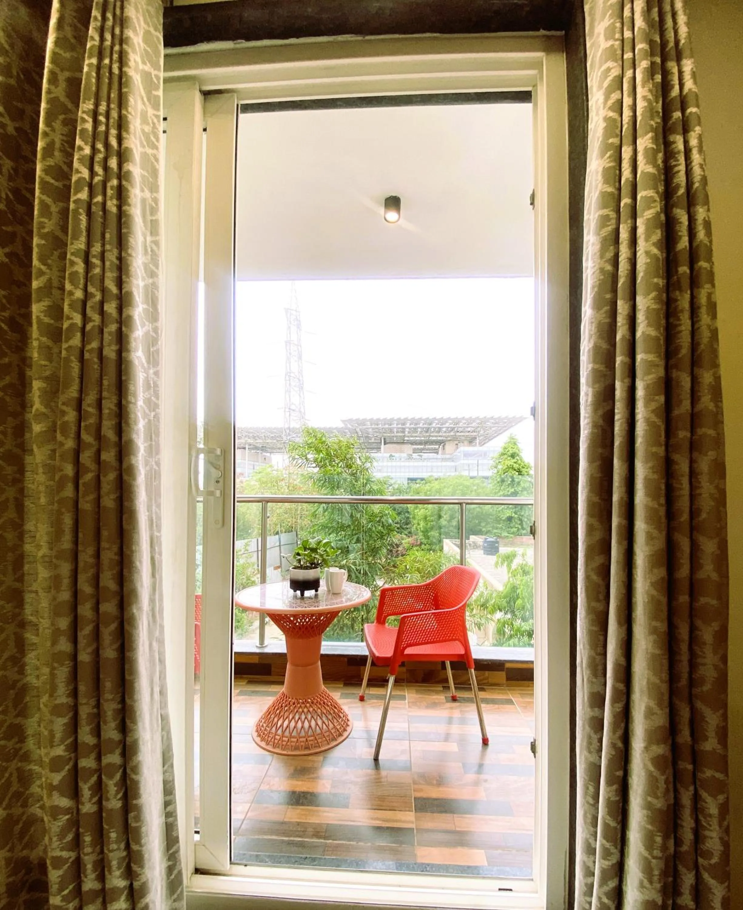 Balcony/Terrace in Perch Service Apartment-MG Road