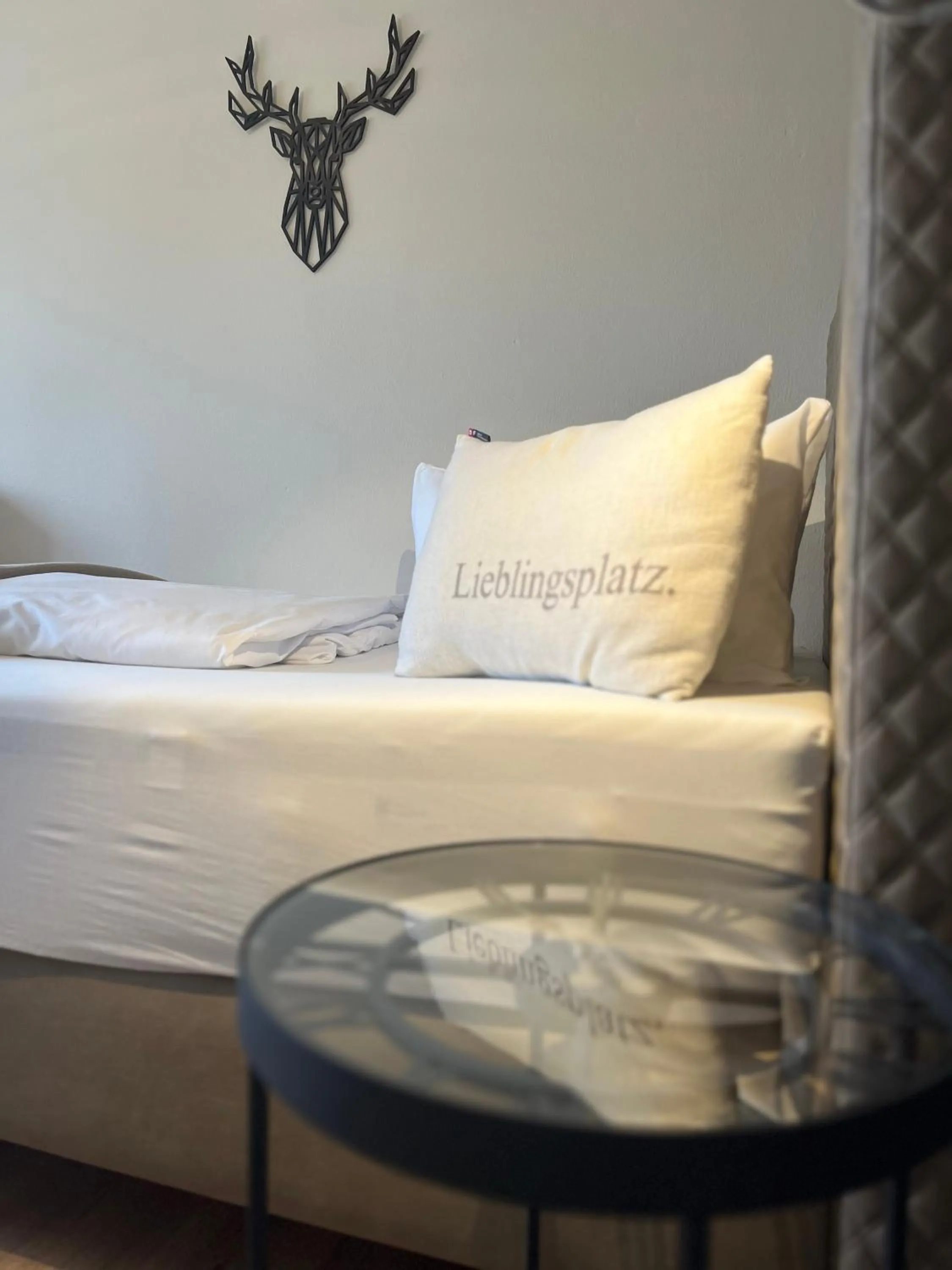 Bed in Landhotel Lindenhof