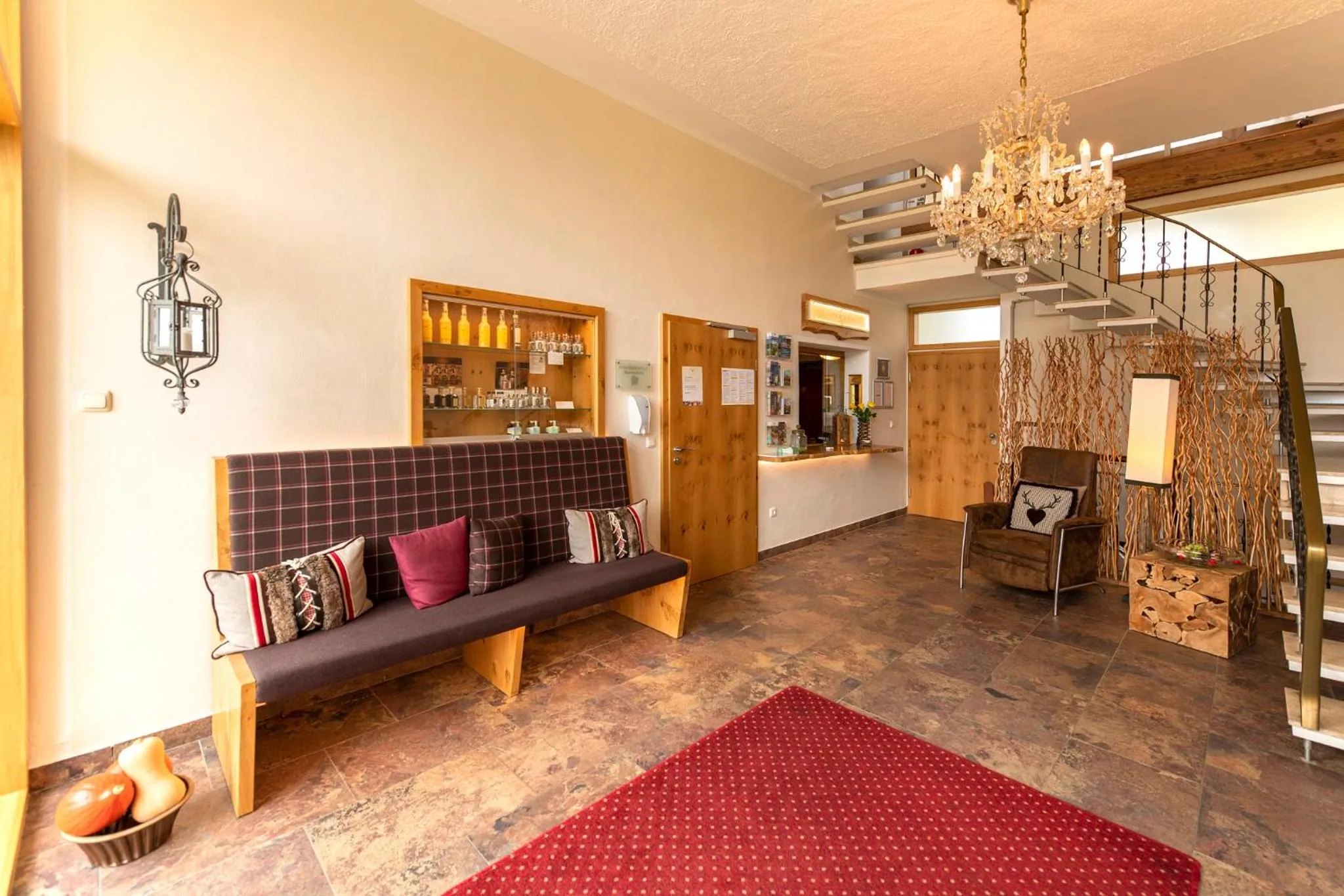 Lobby or reception in Landhotel Lindenhof