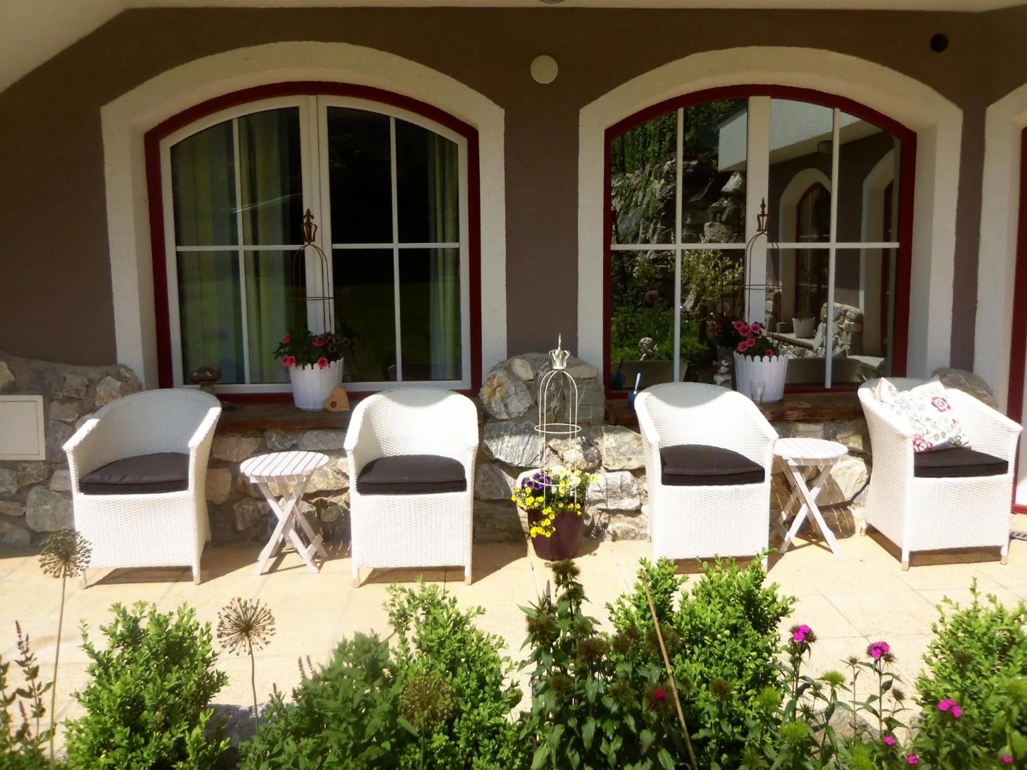 Garden in Hubengut Bed and Breakfast