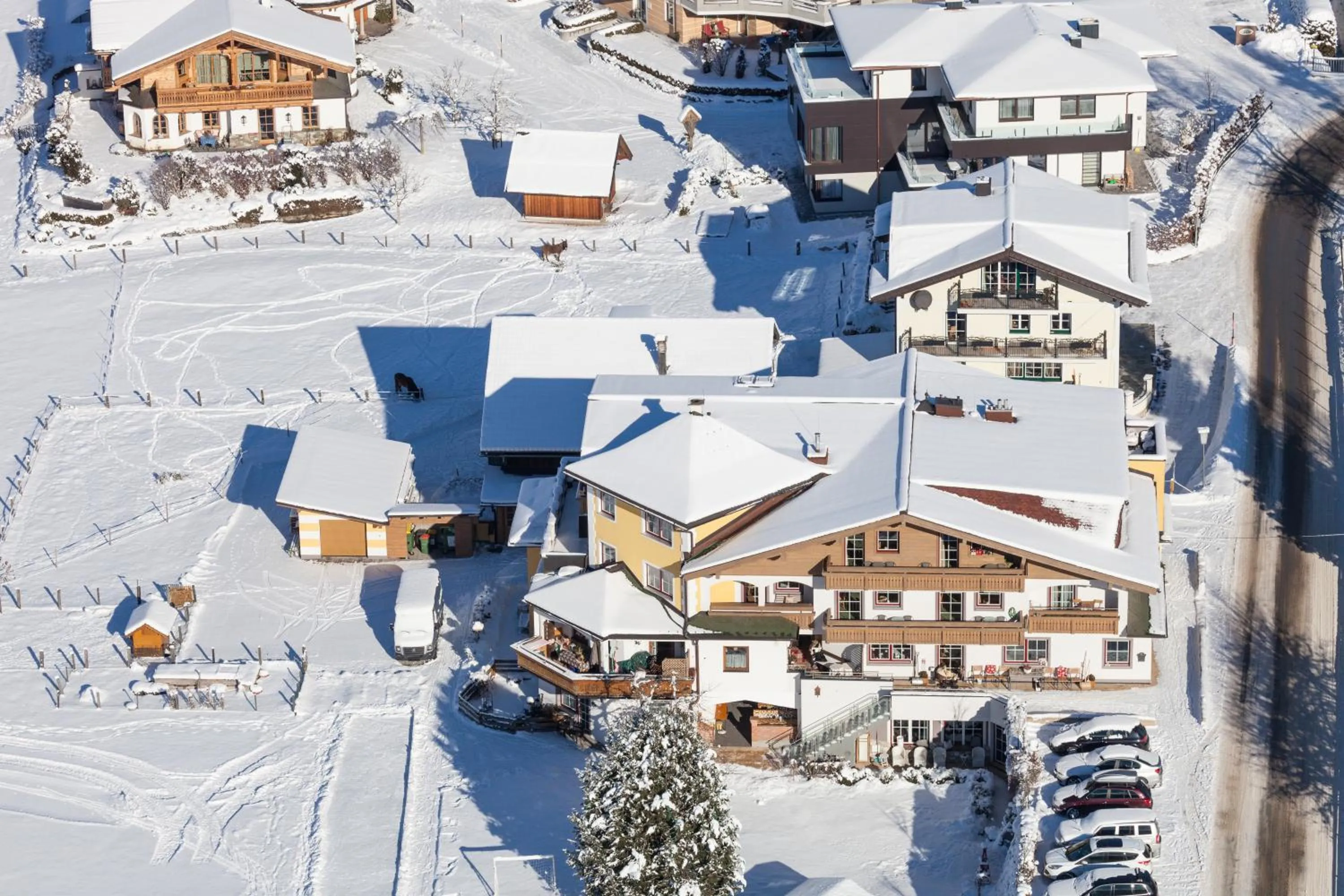 Property building in Hubengut Bed and Breakfast