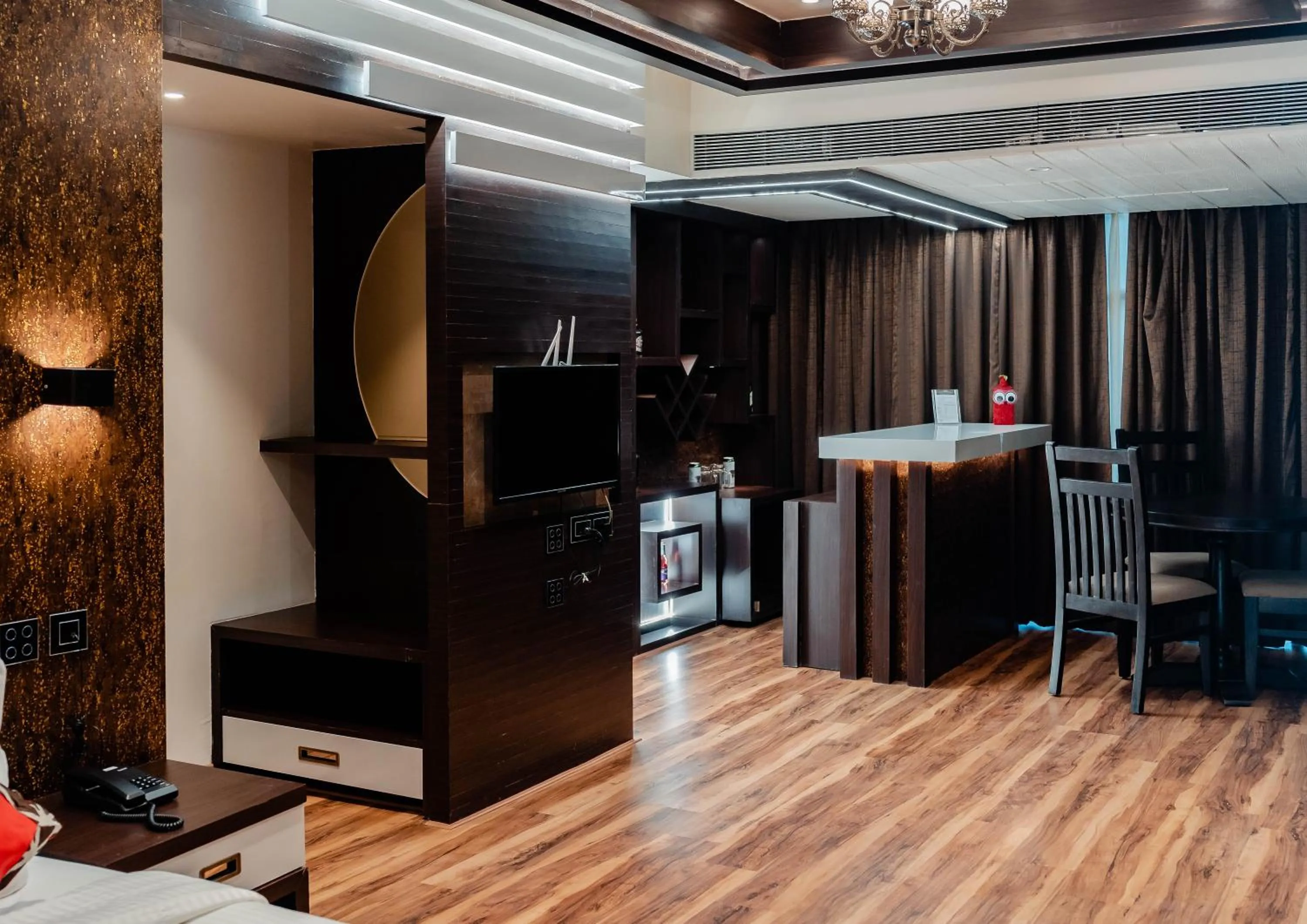 Seating area in Divan Clarks Inn Goa