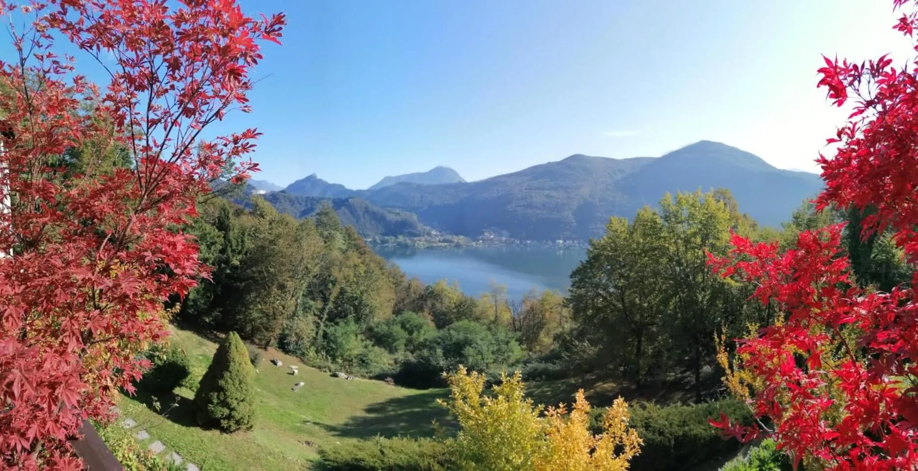 Natural landscape in La Finestra sul Lago