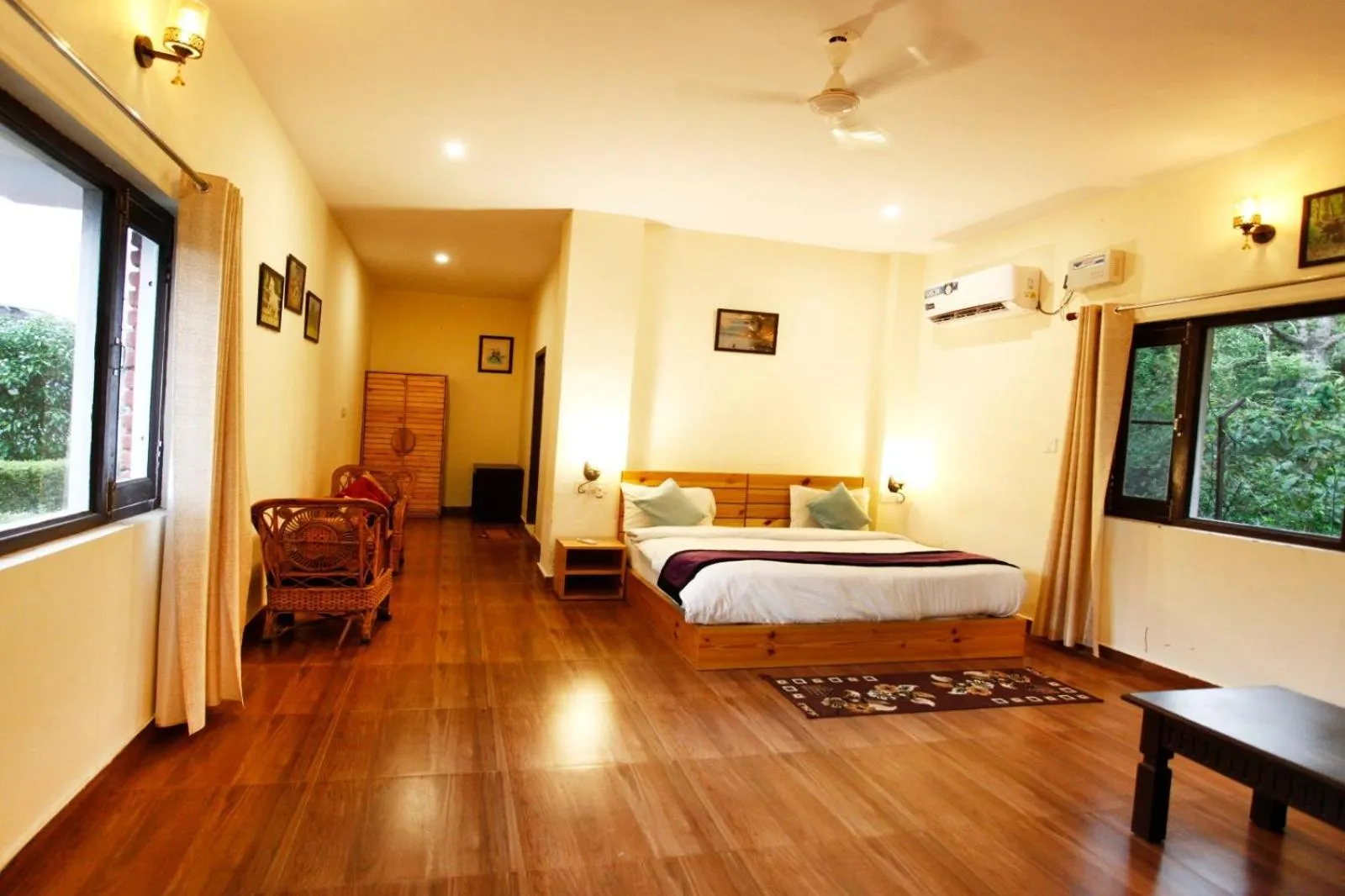 Bedroom in Vanasthali Jungle Resort Jim Corbett