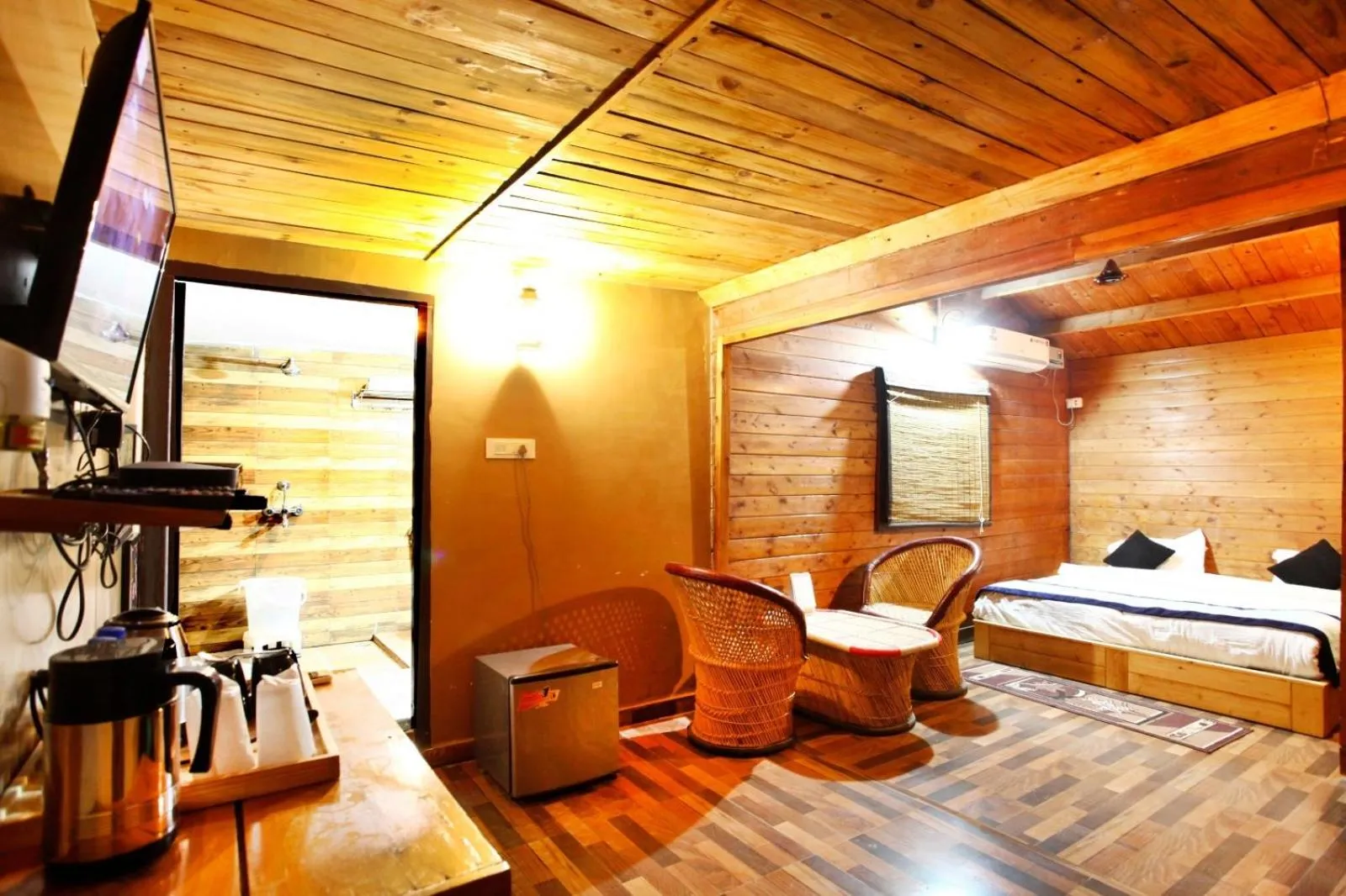 Bedroom in Vanasthali Jungle Resort Jim Corbett