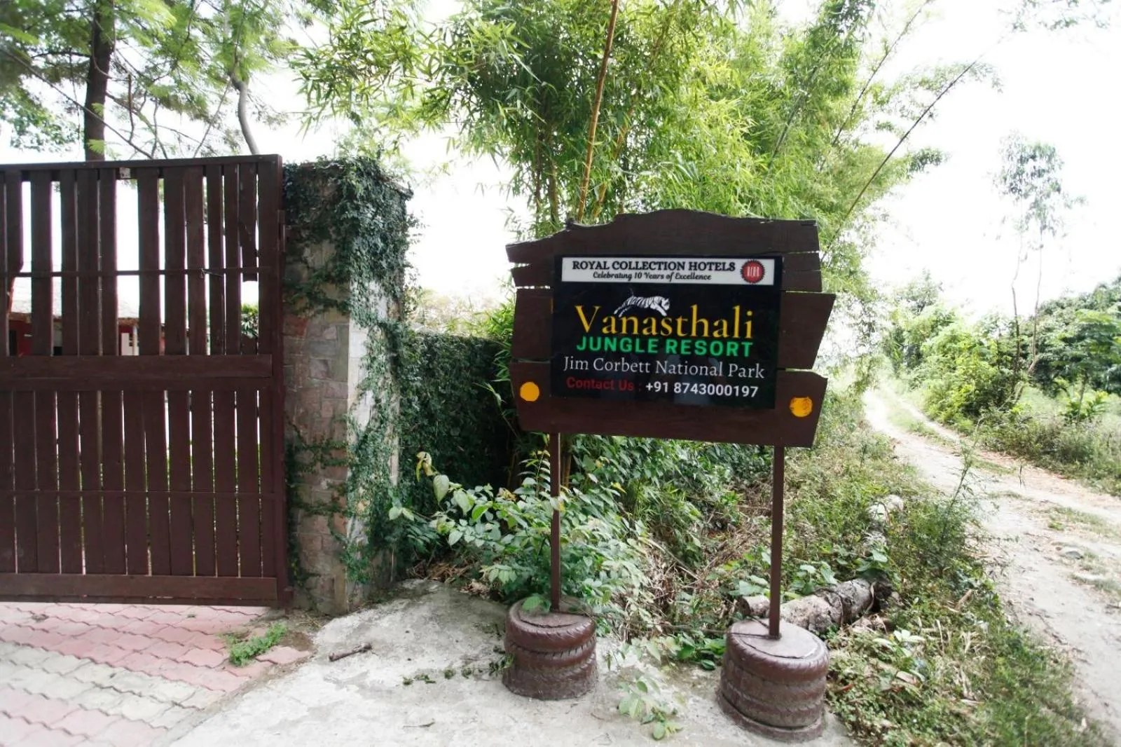 Property logo or sign in Vanasthali Jungle Resort Jim Corbett